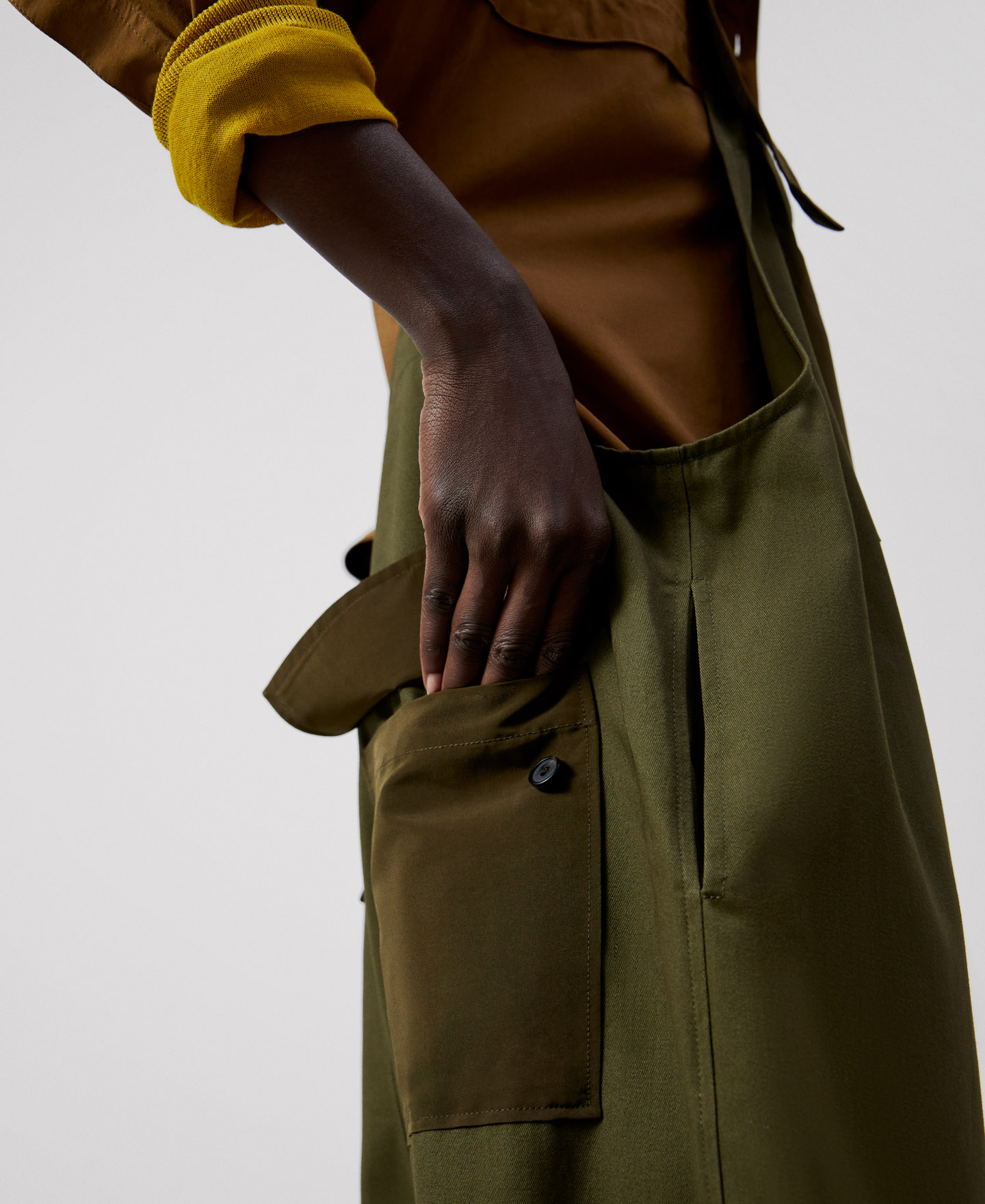 Cotton dungarees image number 3