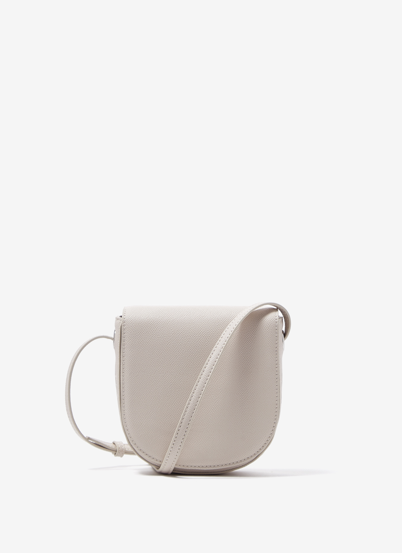 Faux saffiano mini flap bag image number 0