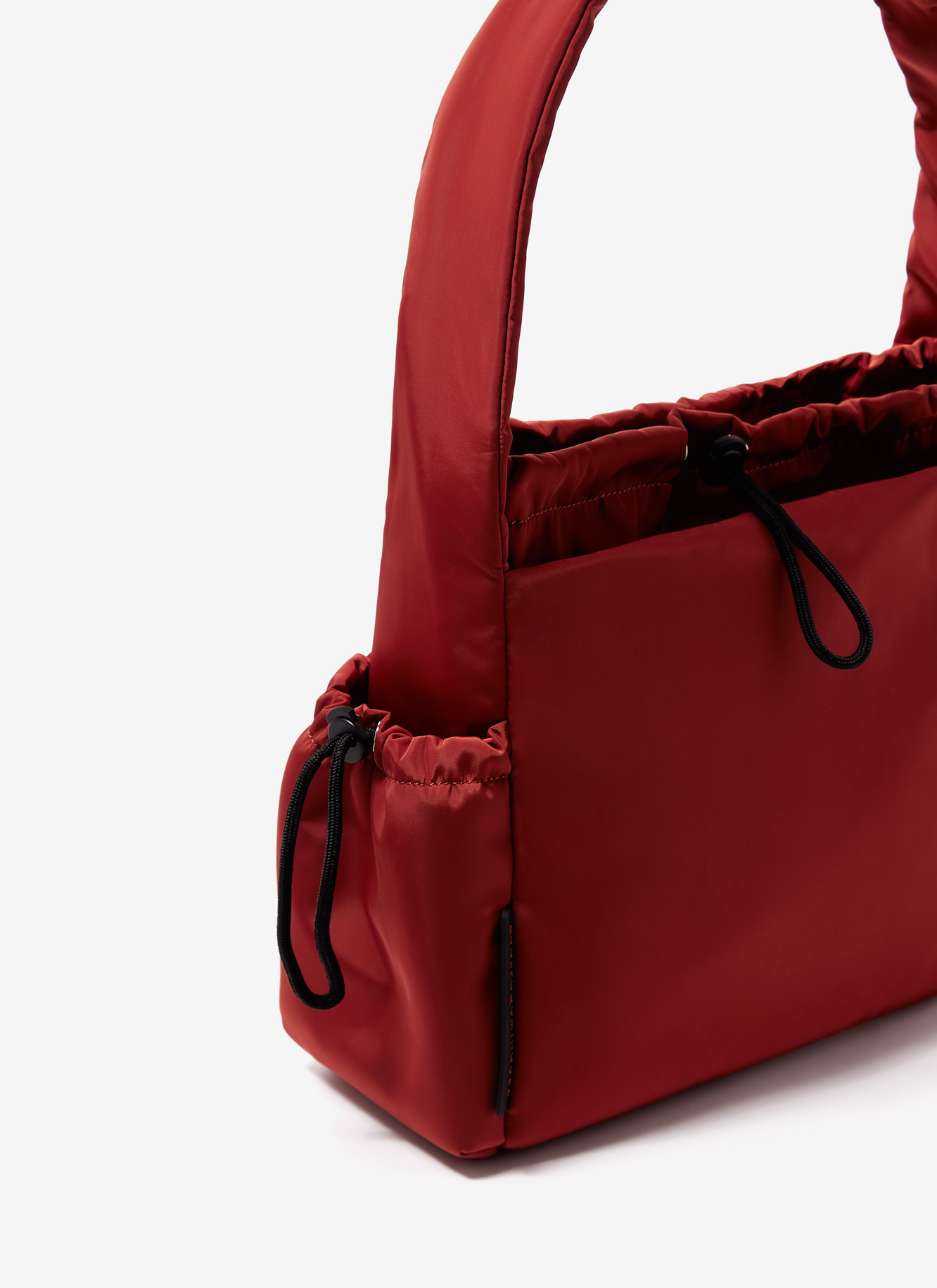 Nylon hobo with side pockets image number 1