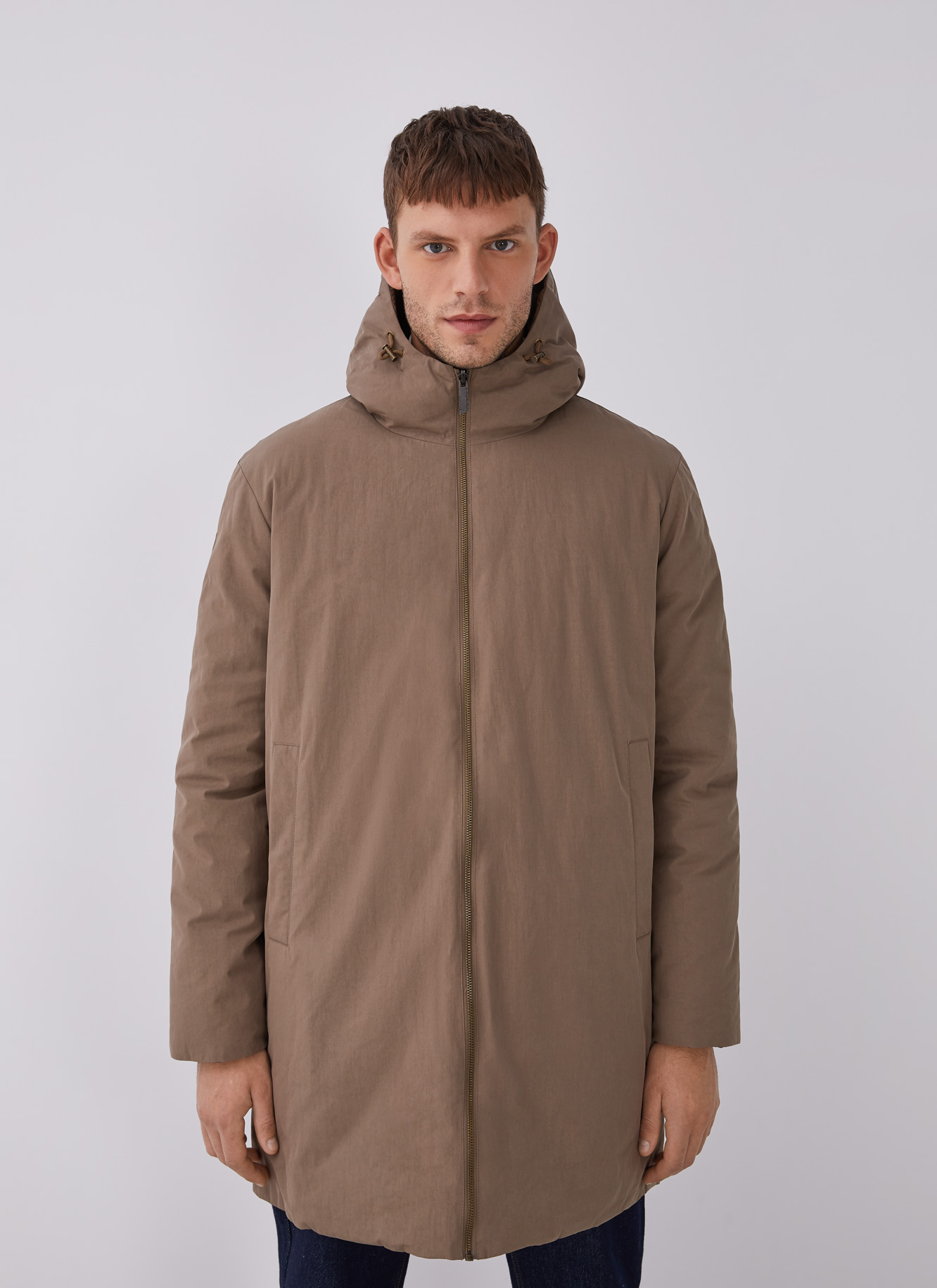 Reversible parka with hood image number 2