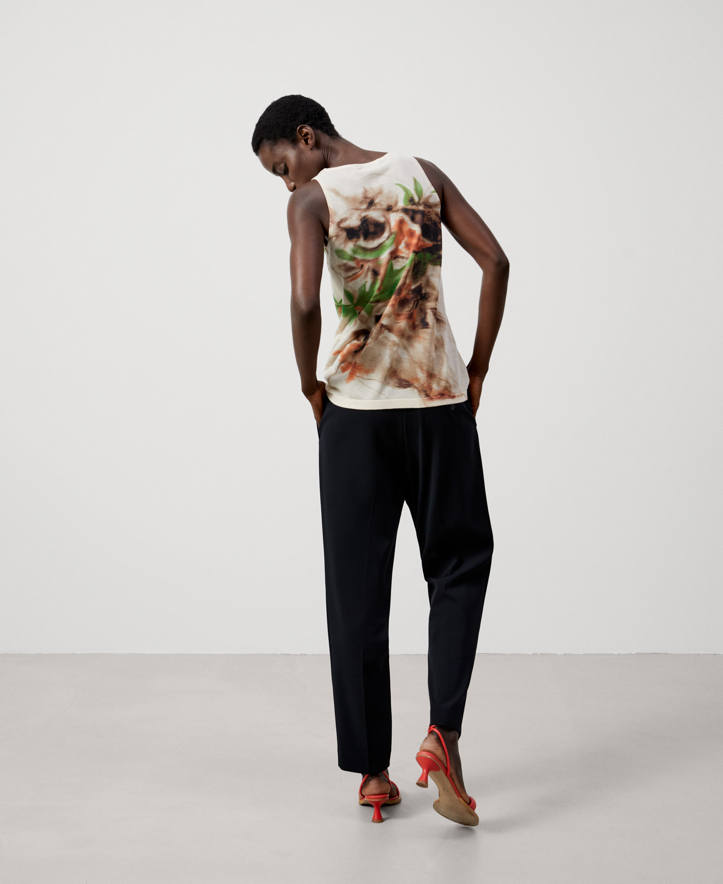 Responsible viscose printed top image number 2