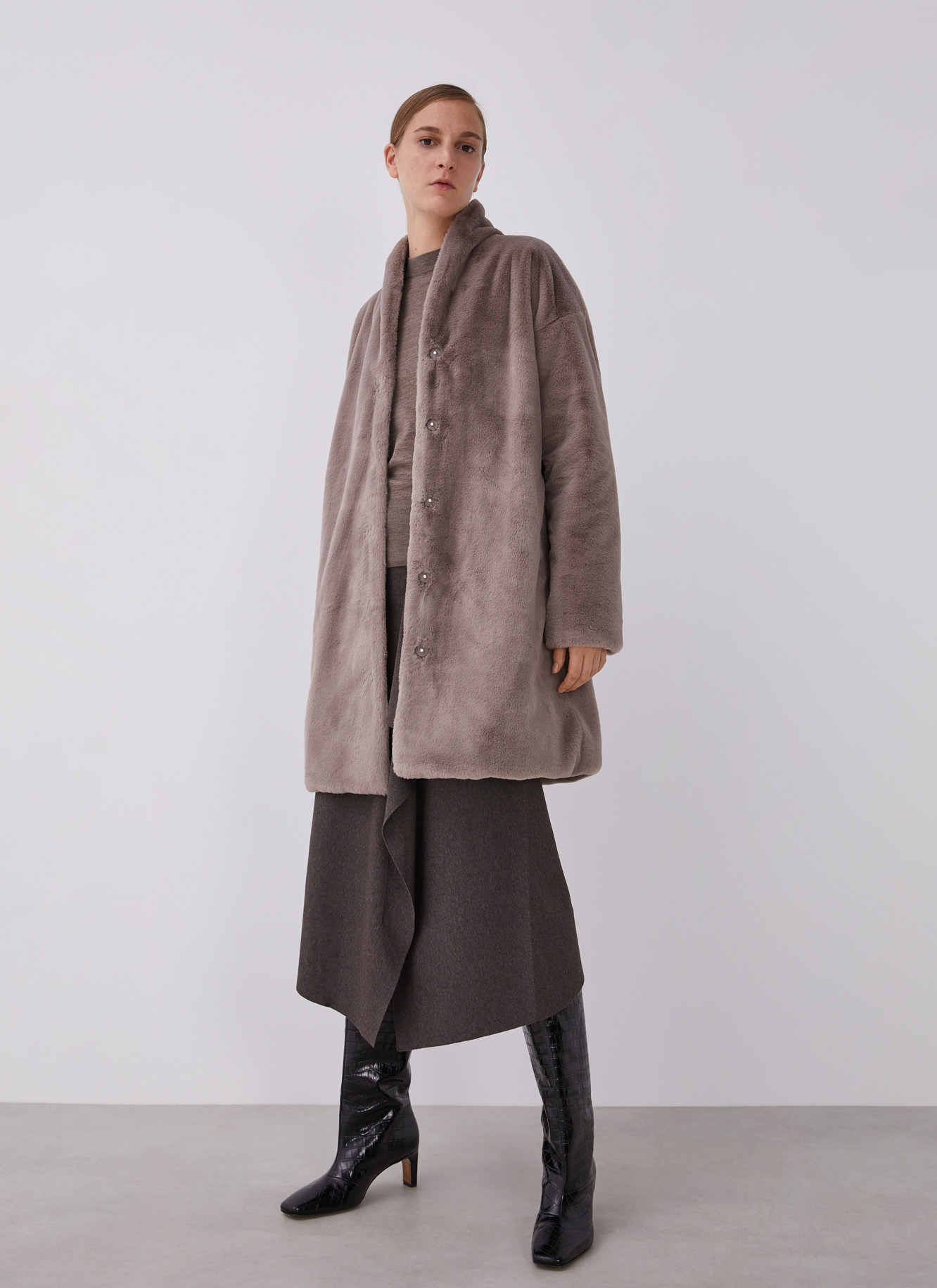 Anorak envolvente reversible image number 3