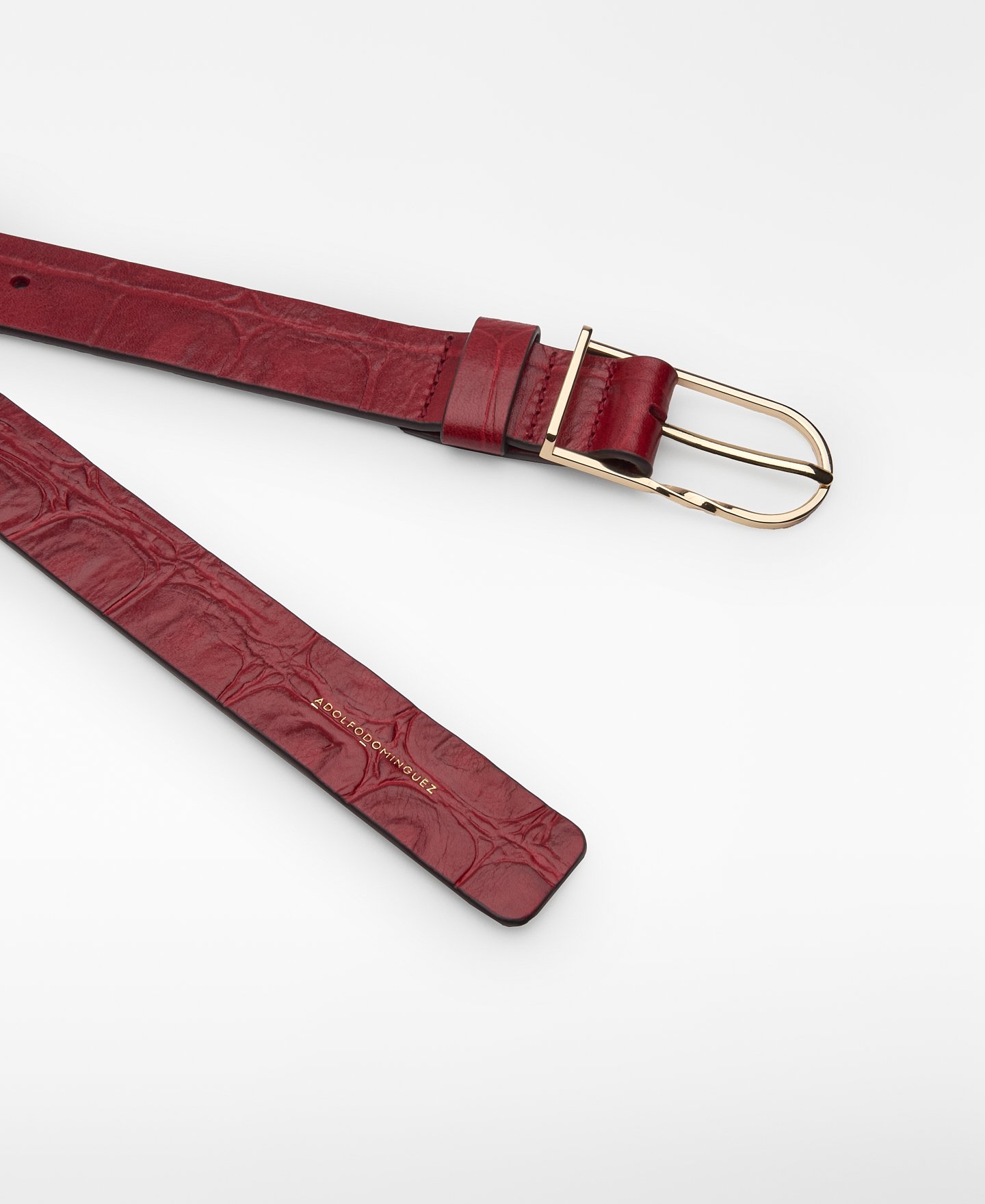 Coco leather buckle closure belt woman image number 2