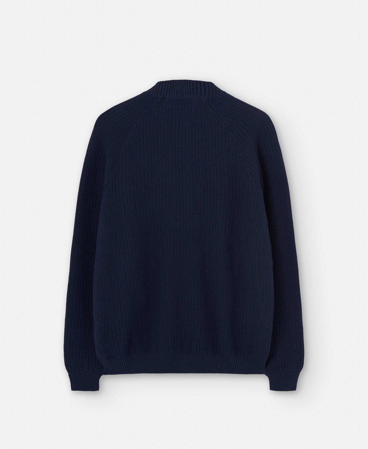 crew neck jacket with central zip image number 5