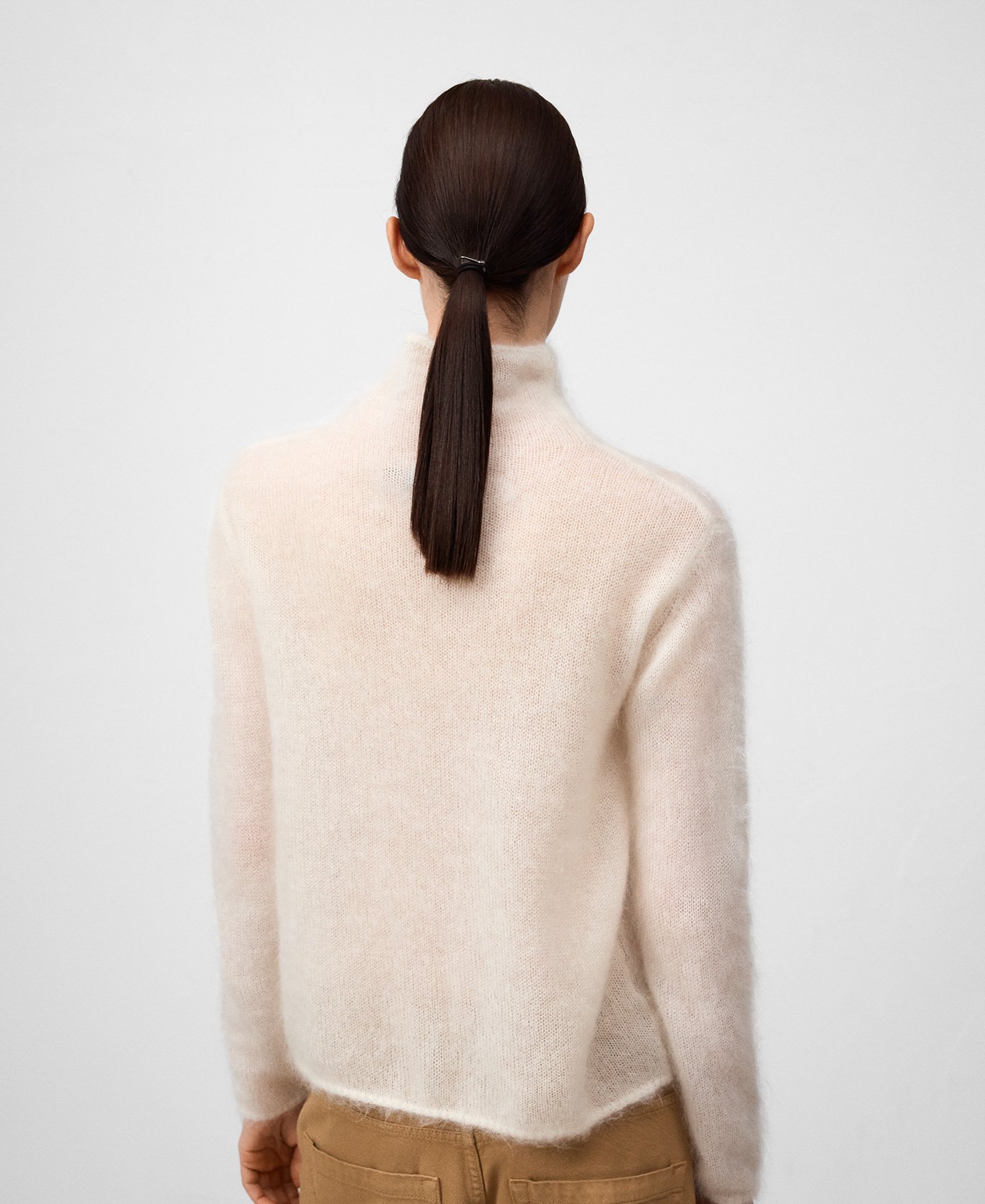 Jersey punto cardado mujer image number 2