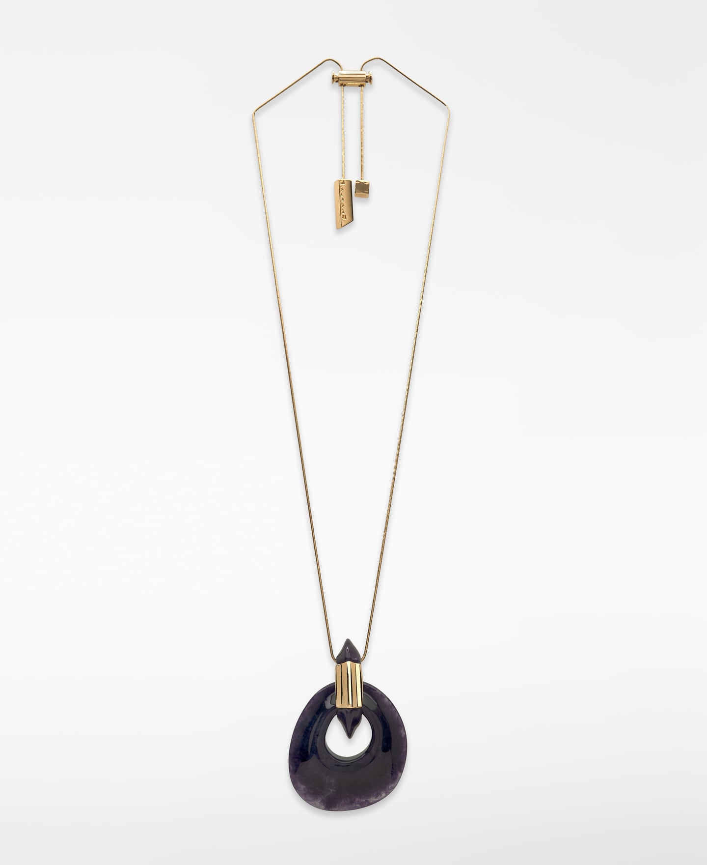 Resin hoops necklace image number 0