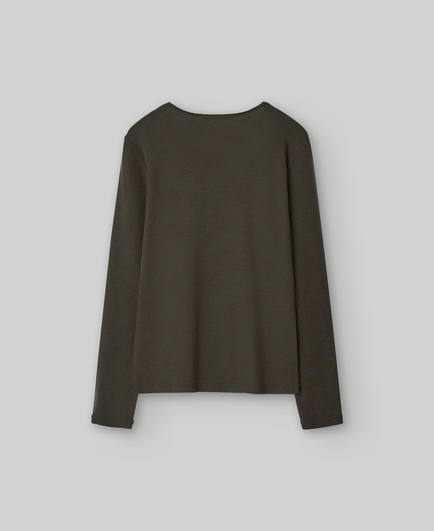 Camiseta manga larga lana merino mujer image number 1