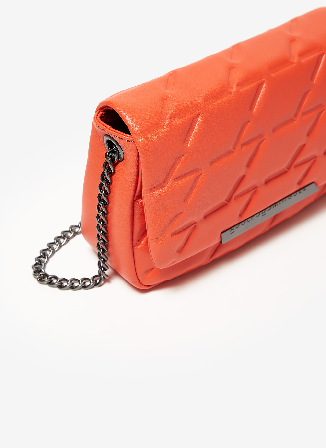 Medium quilted leather flapped bag image number 3