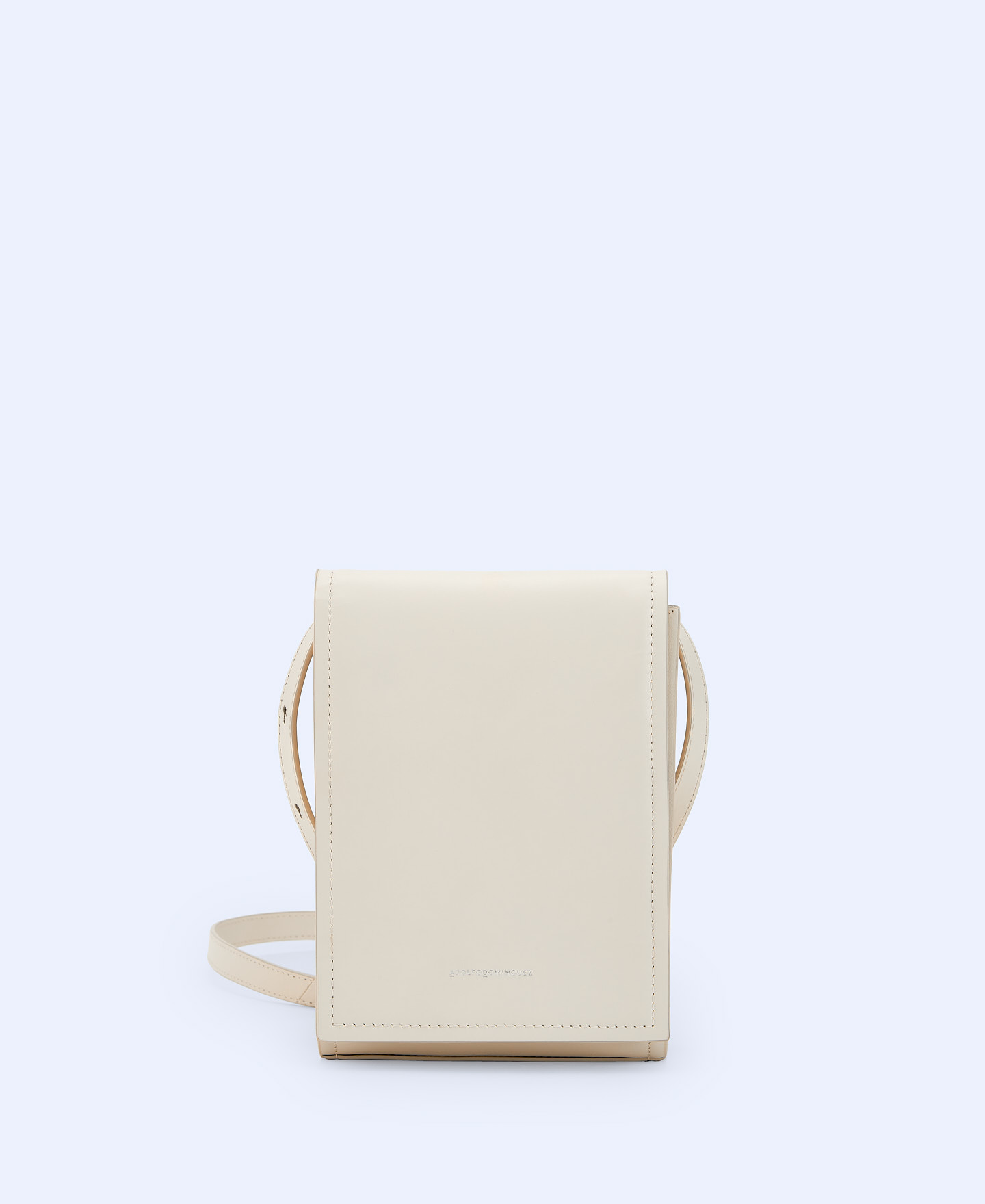 Flap closure leather mini bag image number 0