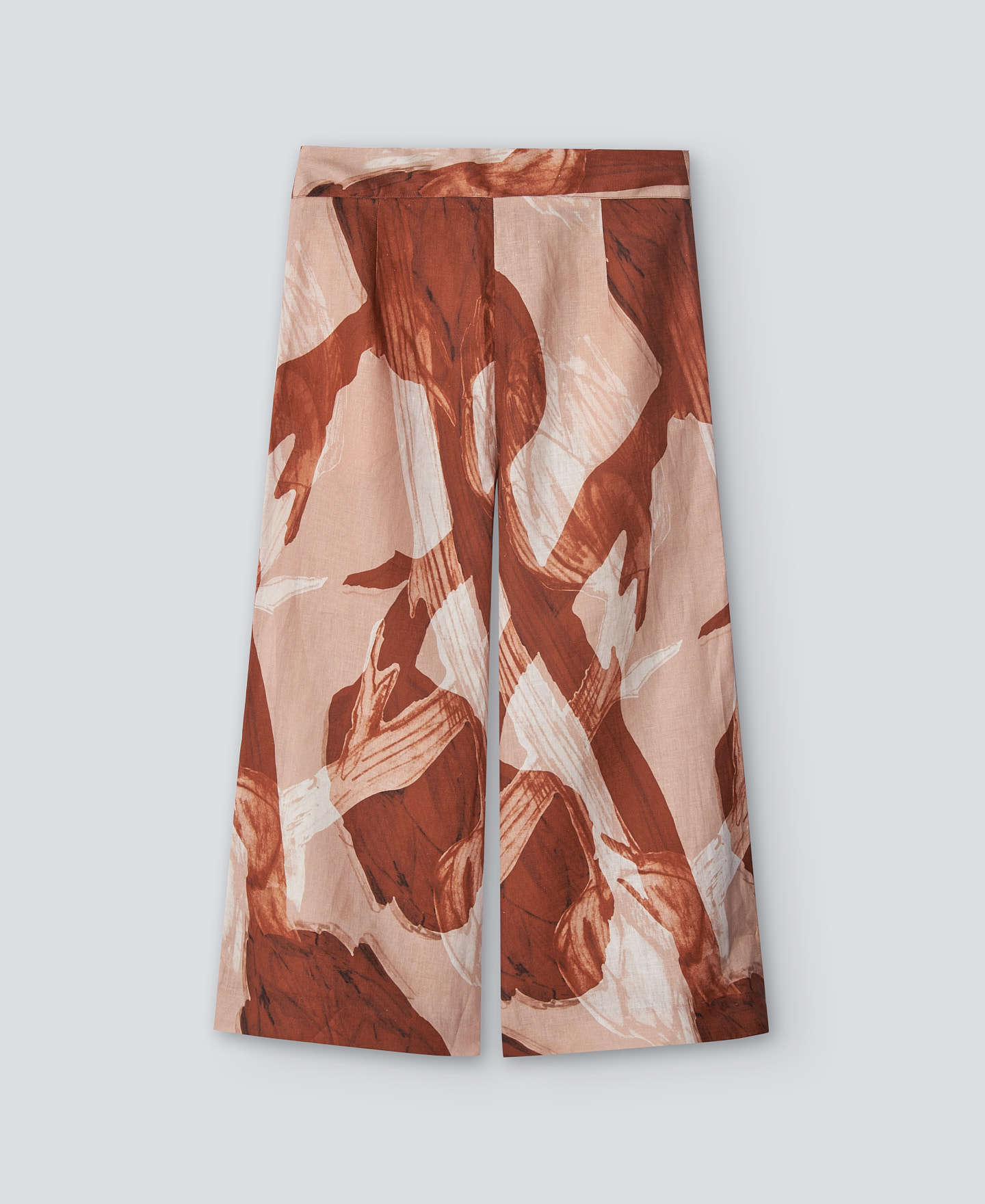 Pantalón tobillero estampado mujer image number 5