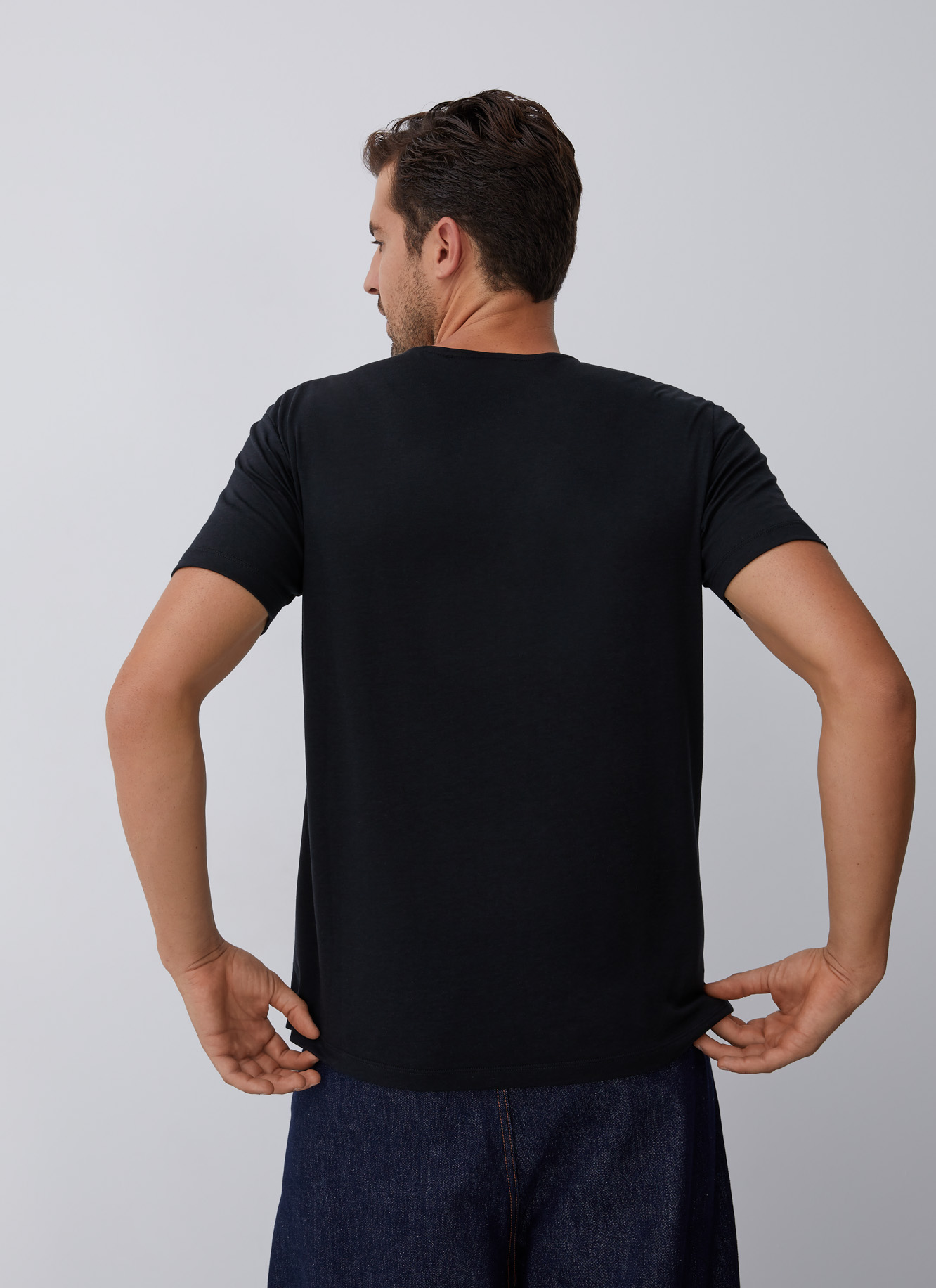 Lyocell and cotton t-shirt image number 1