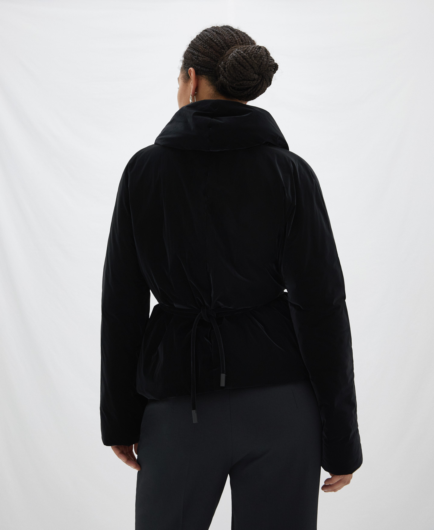 Padded with belt and cross over flap image number 2