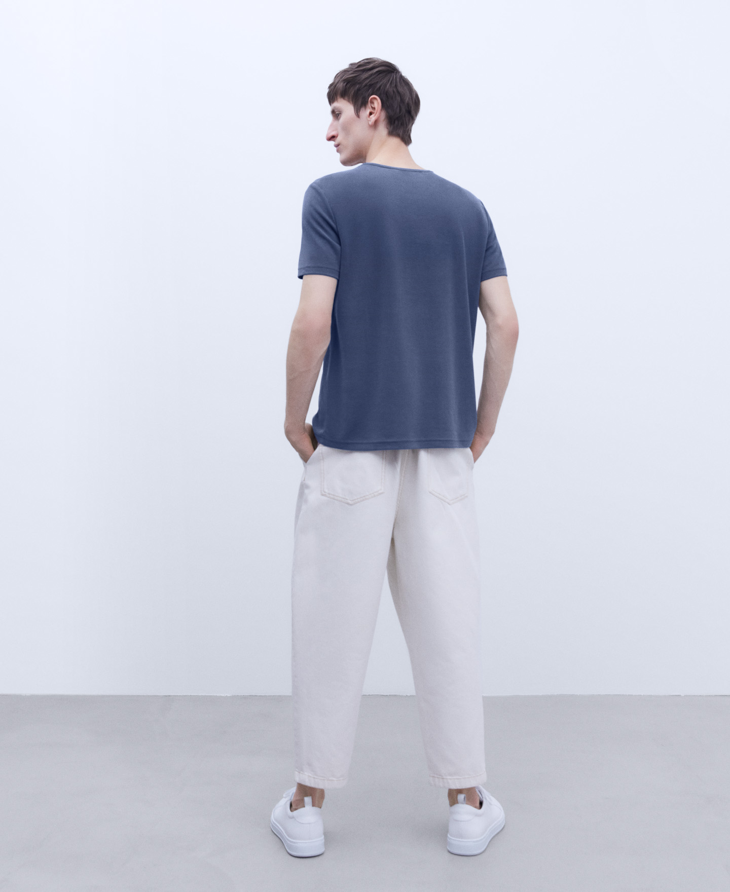 Modal crew neckline T-shirt image number 2