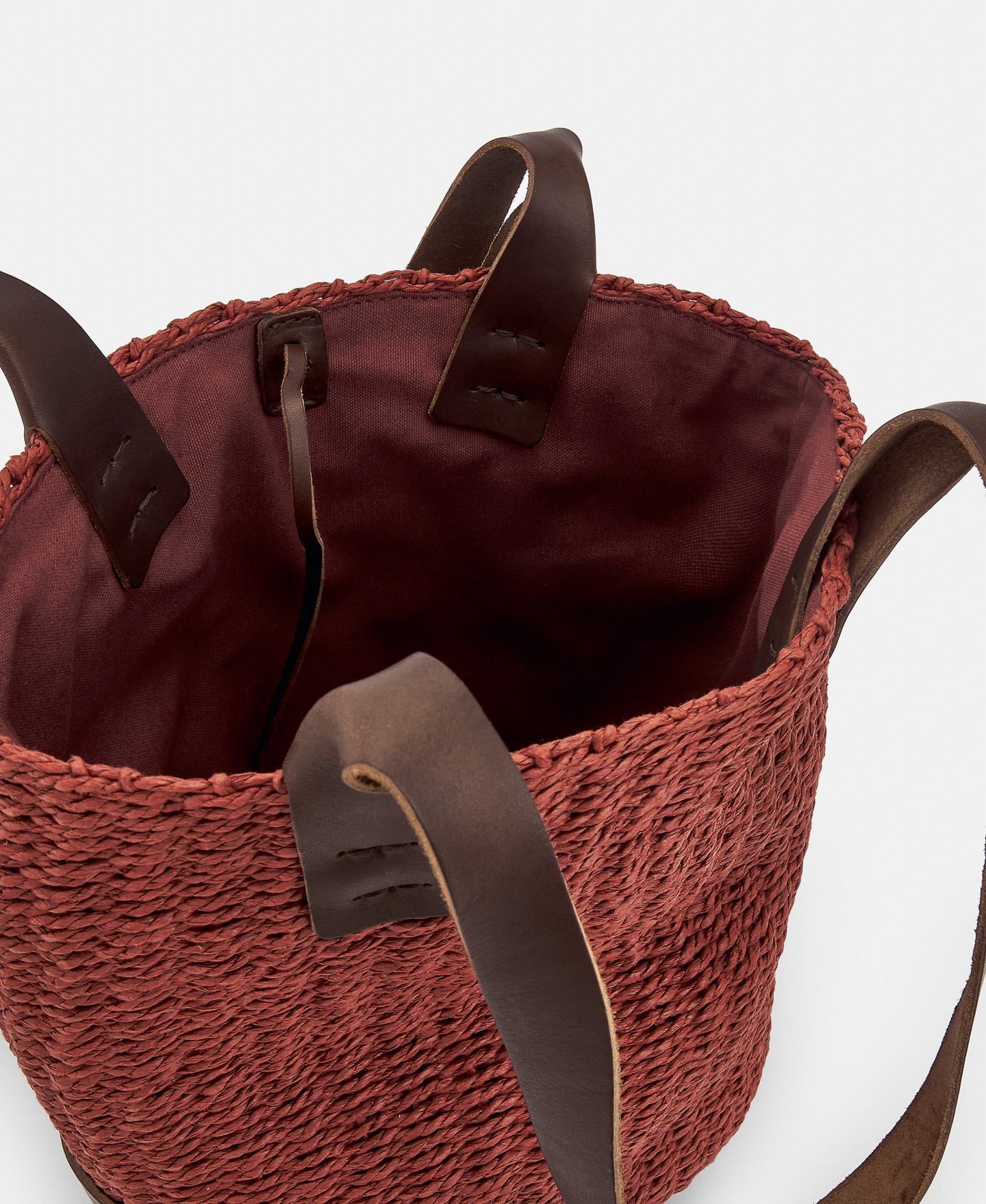 Paper fiber raffia cube bag image number 2