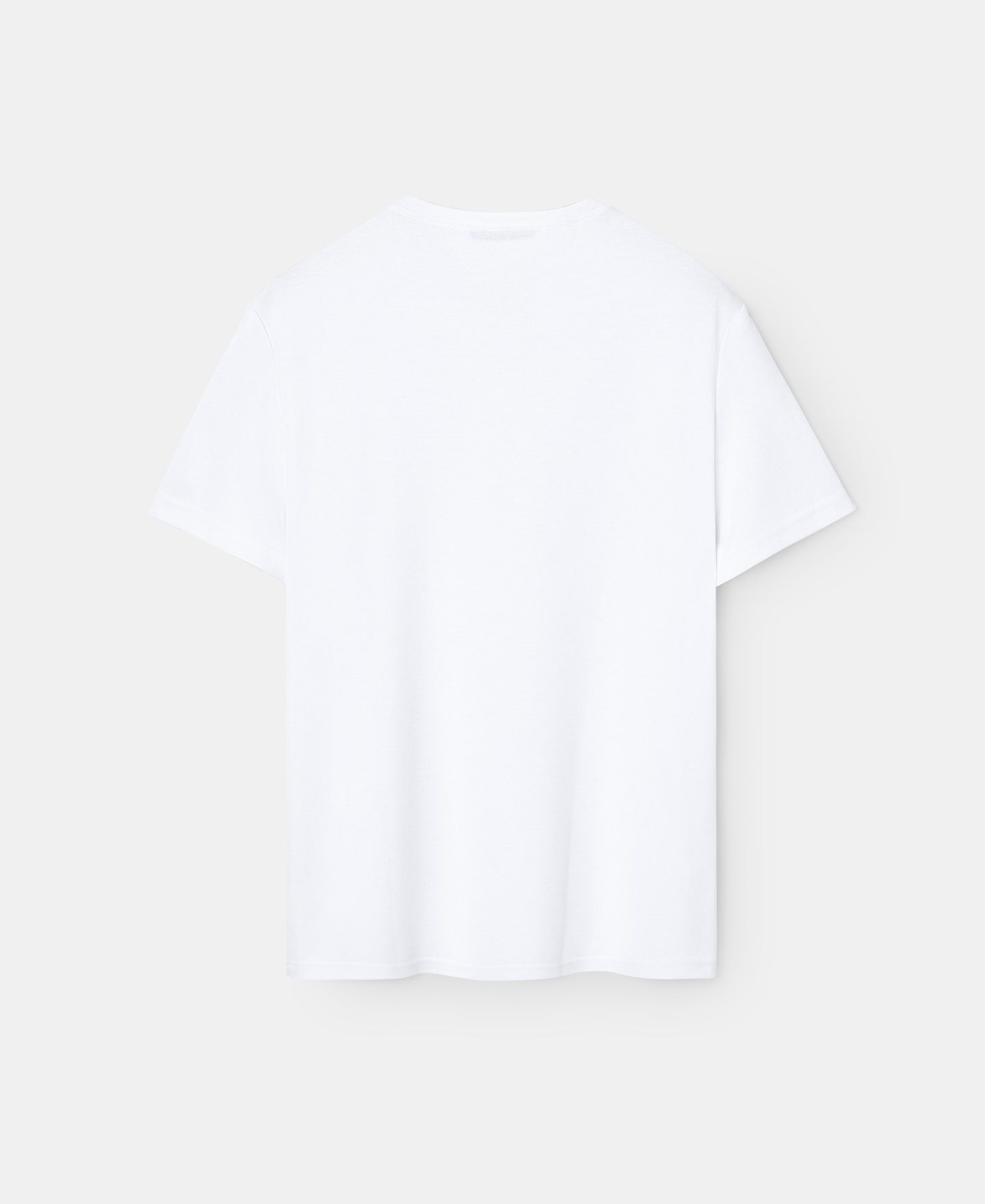 Camiseta blanca cuello caja en modal image number 5