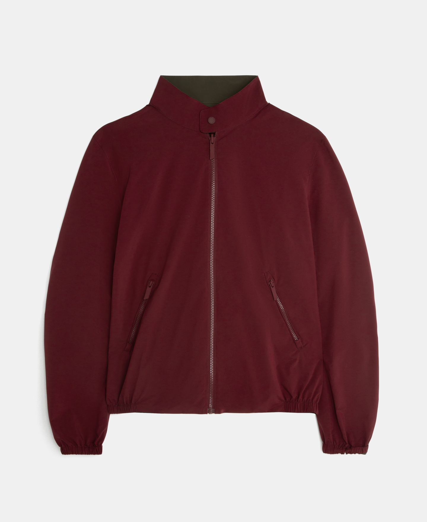 Mandarin collar reversible Harrington image number 6