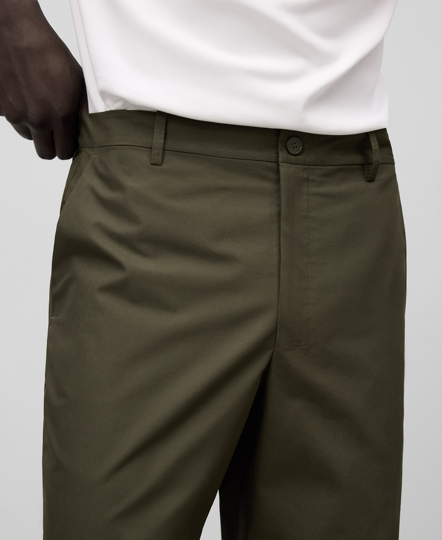 コットン ポプリン バミューダパンツ image number 3