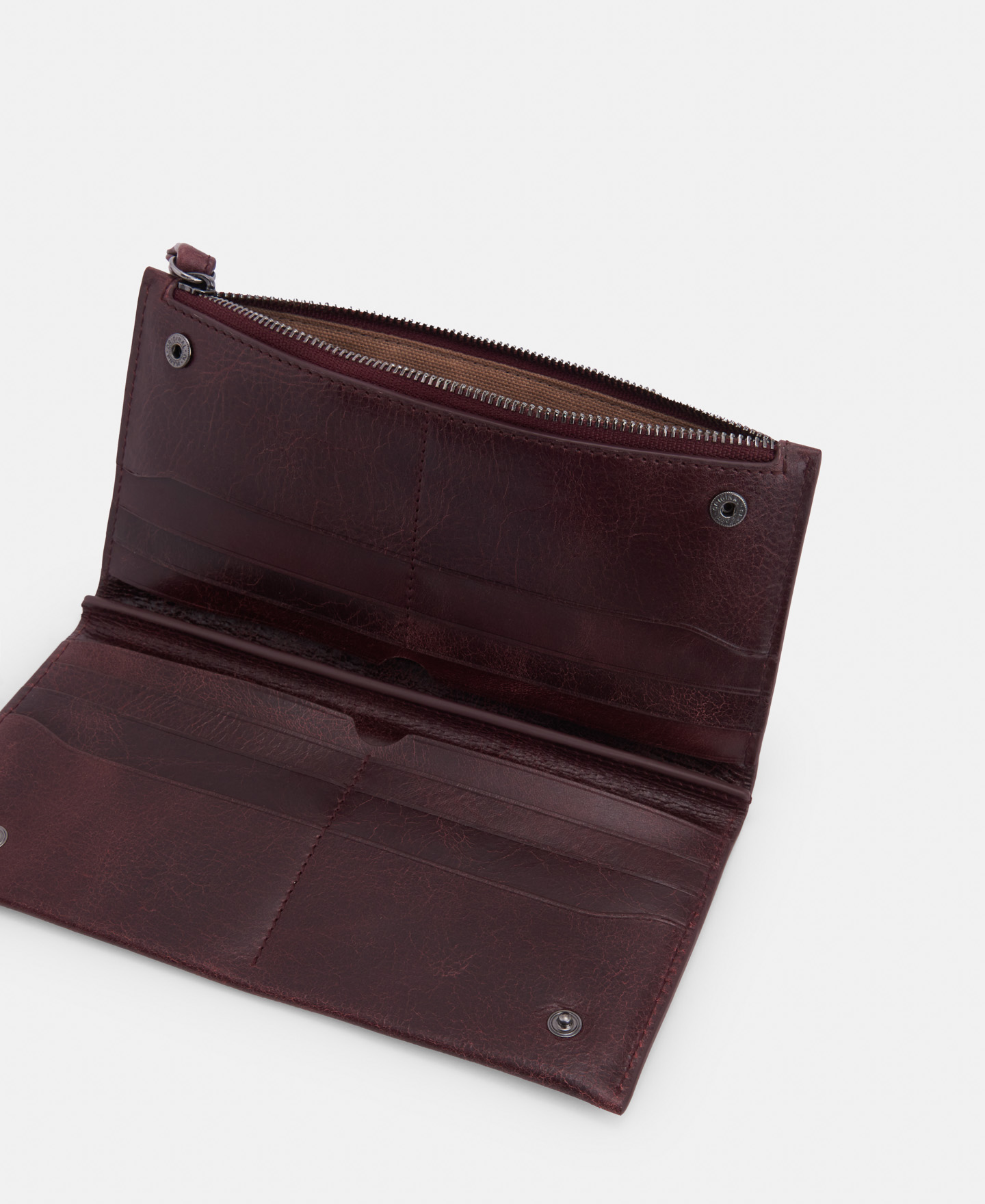 Wallet leather and organic cotton lining image number 1