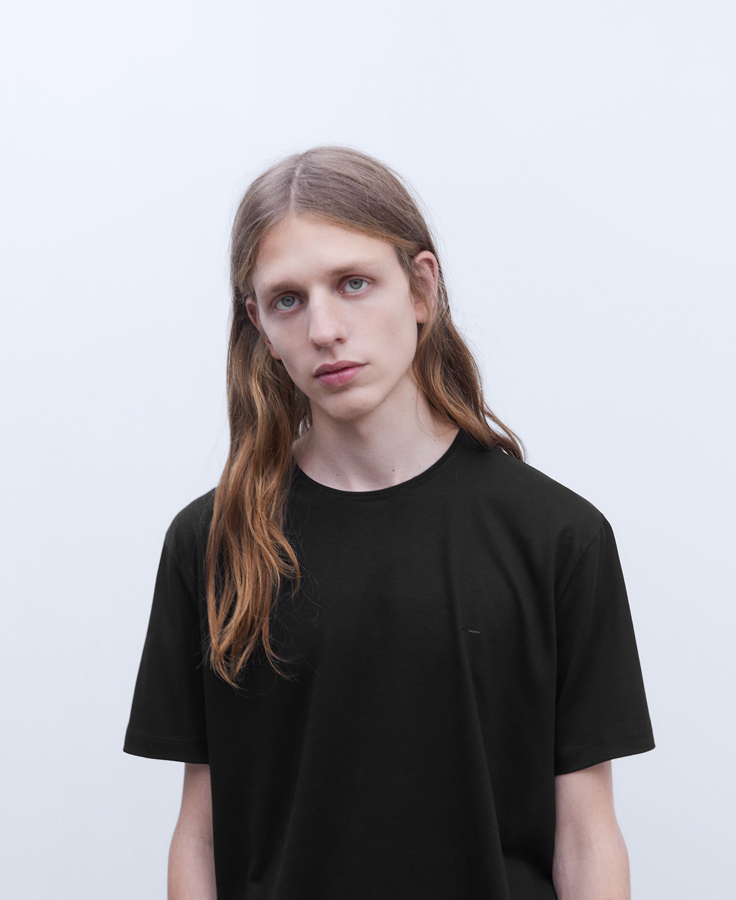 Lyocell and cotton T-shirt image number 3