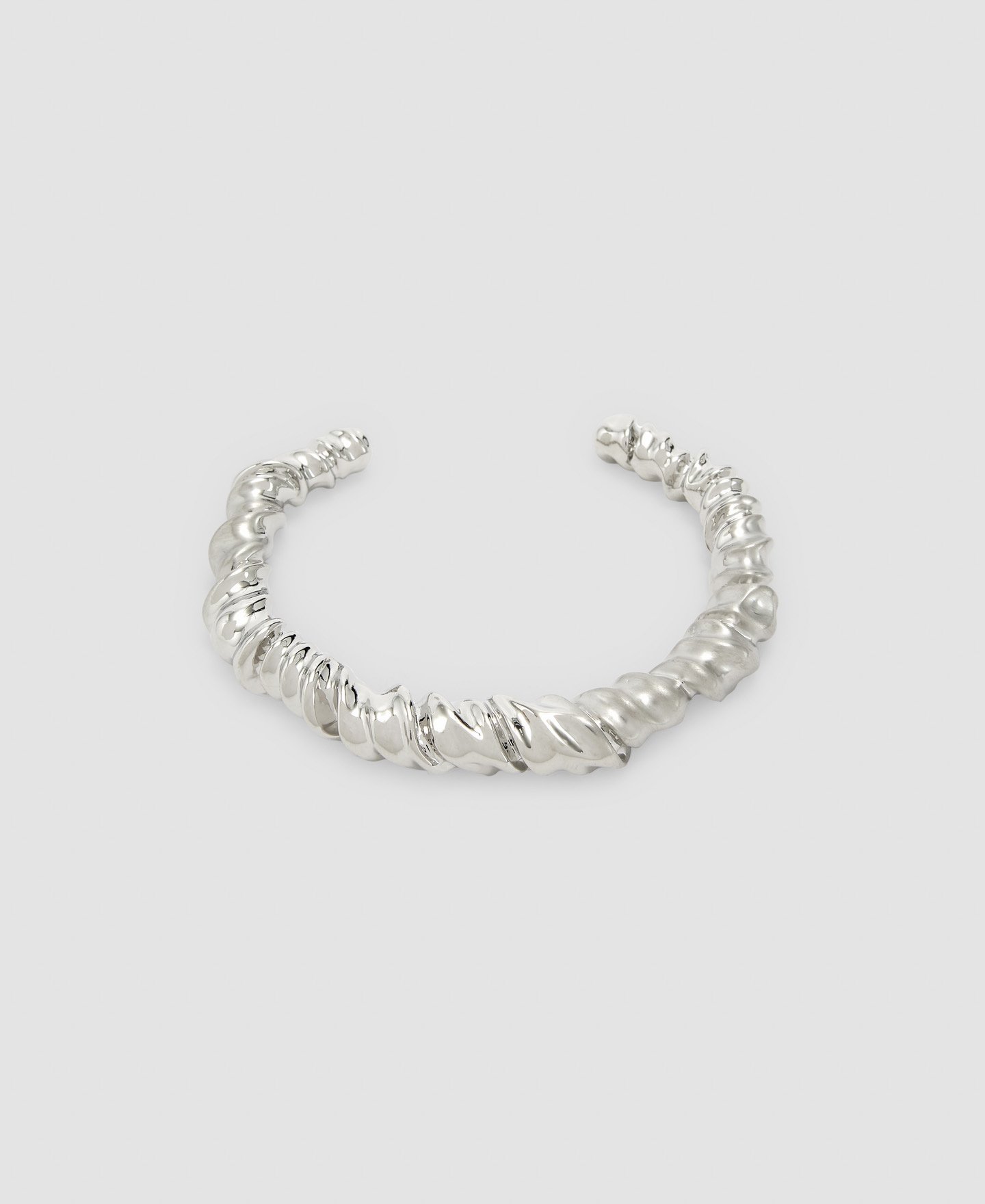 Pulsera enroscada en zinc y resina image number 0