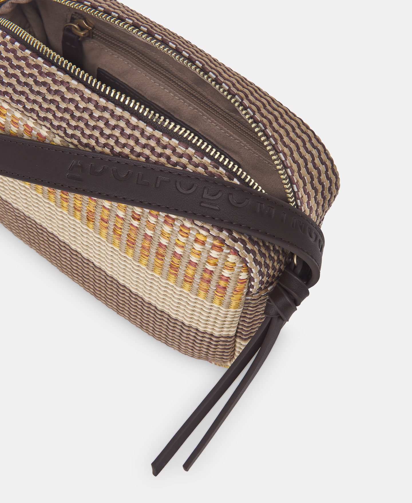 Bandolera rayas en rafia image number 2