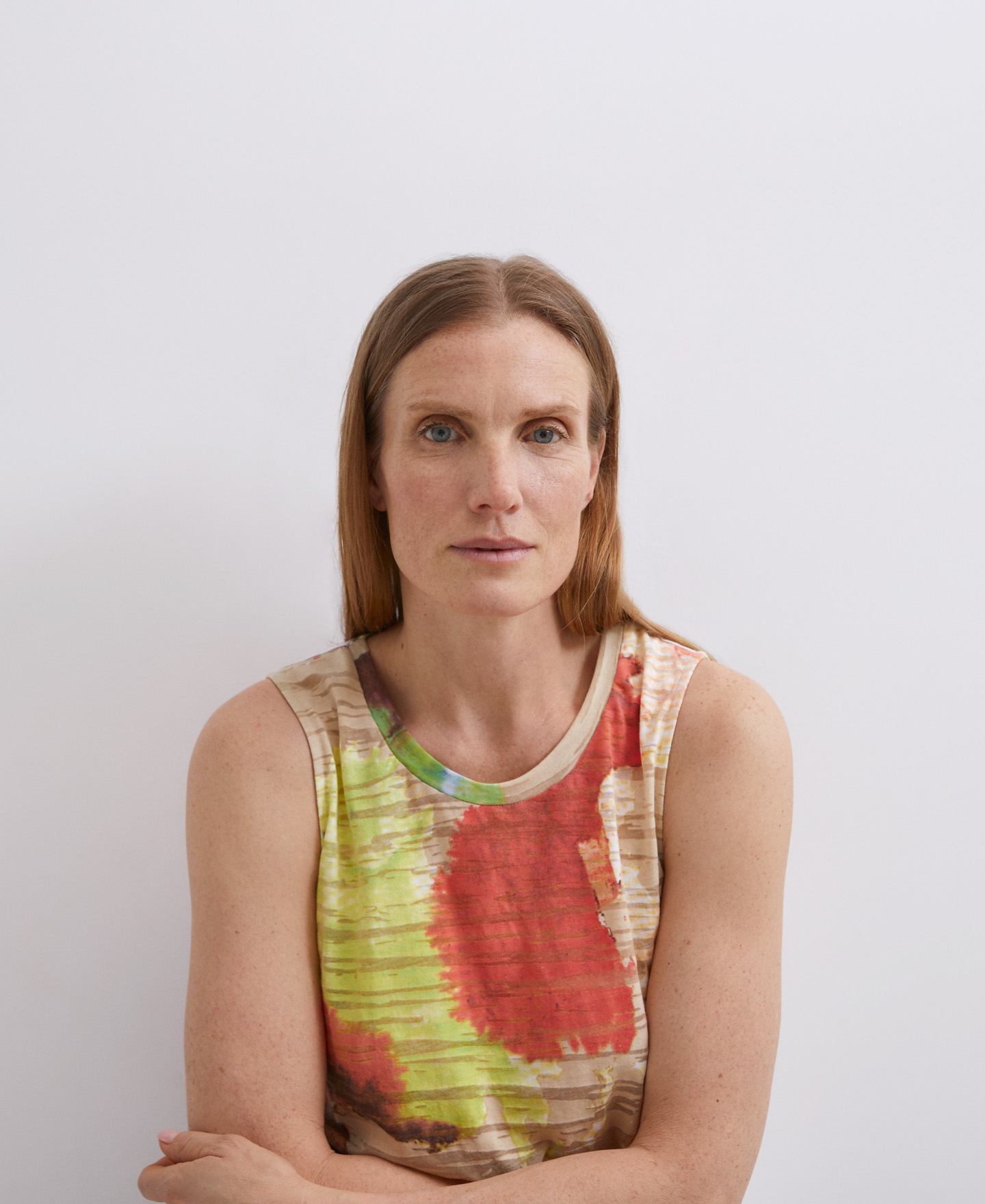 Striped sleeveless t-shirt image number 3