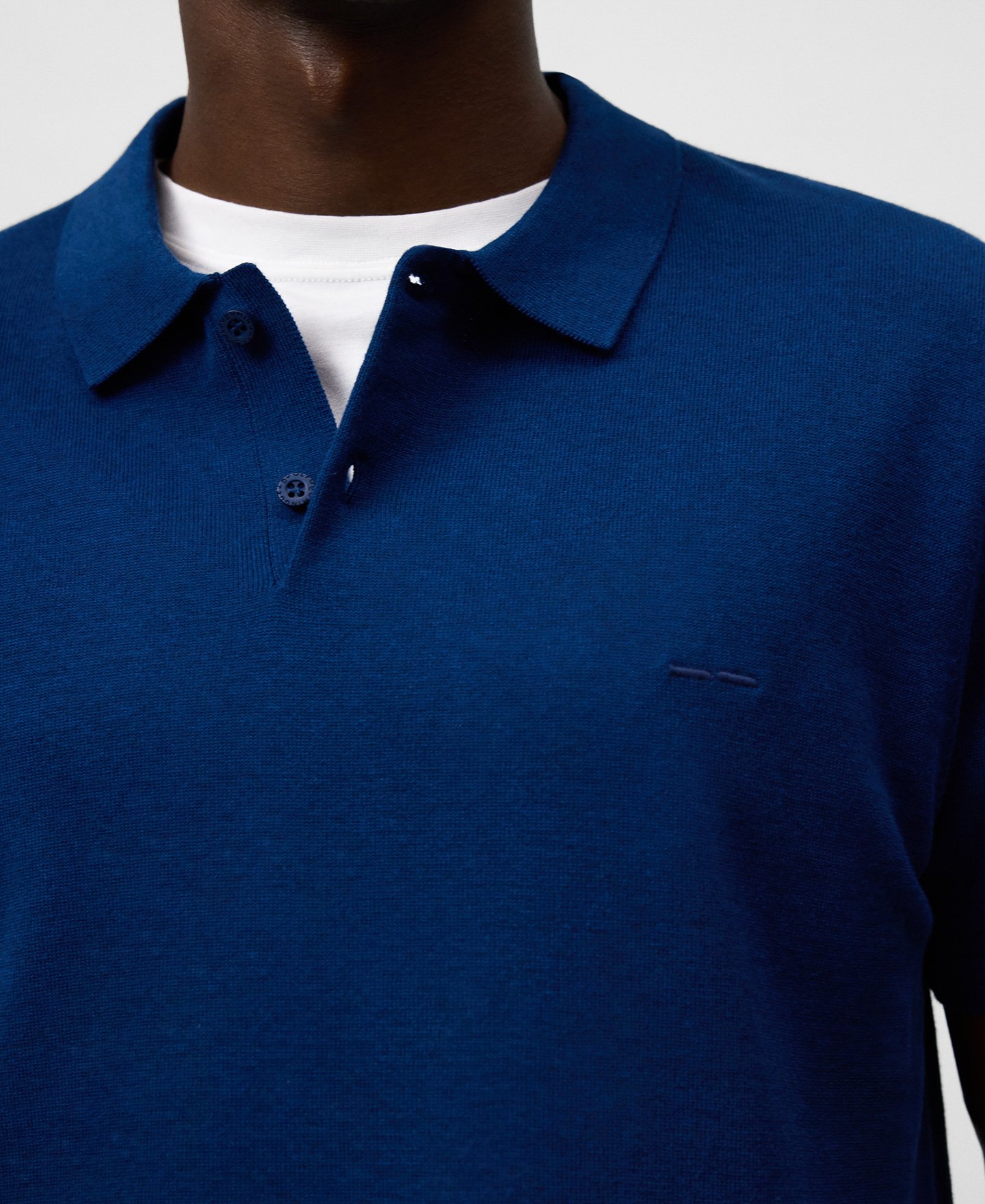 Regular fit heather polo shirt man image number 3