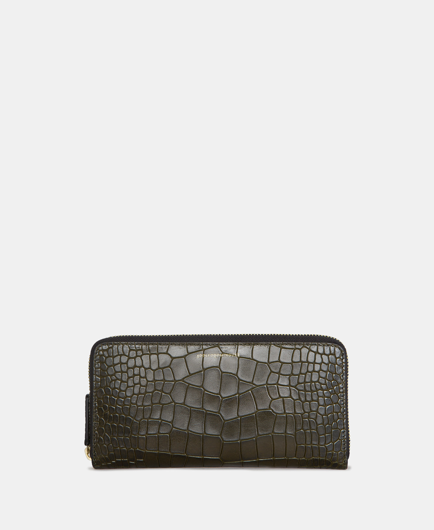 Crocodile effect zipper wallet image number 0