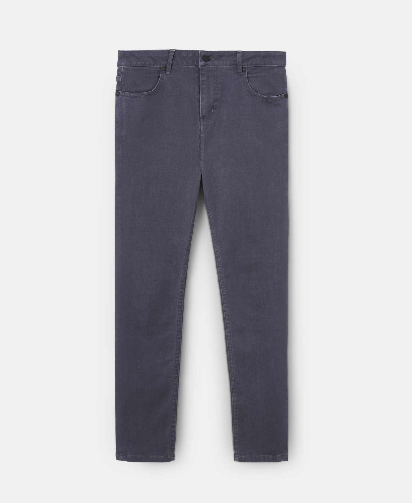 Cotton and viscose skinny jeans image number 4