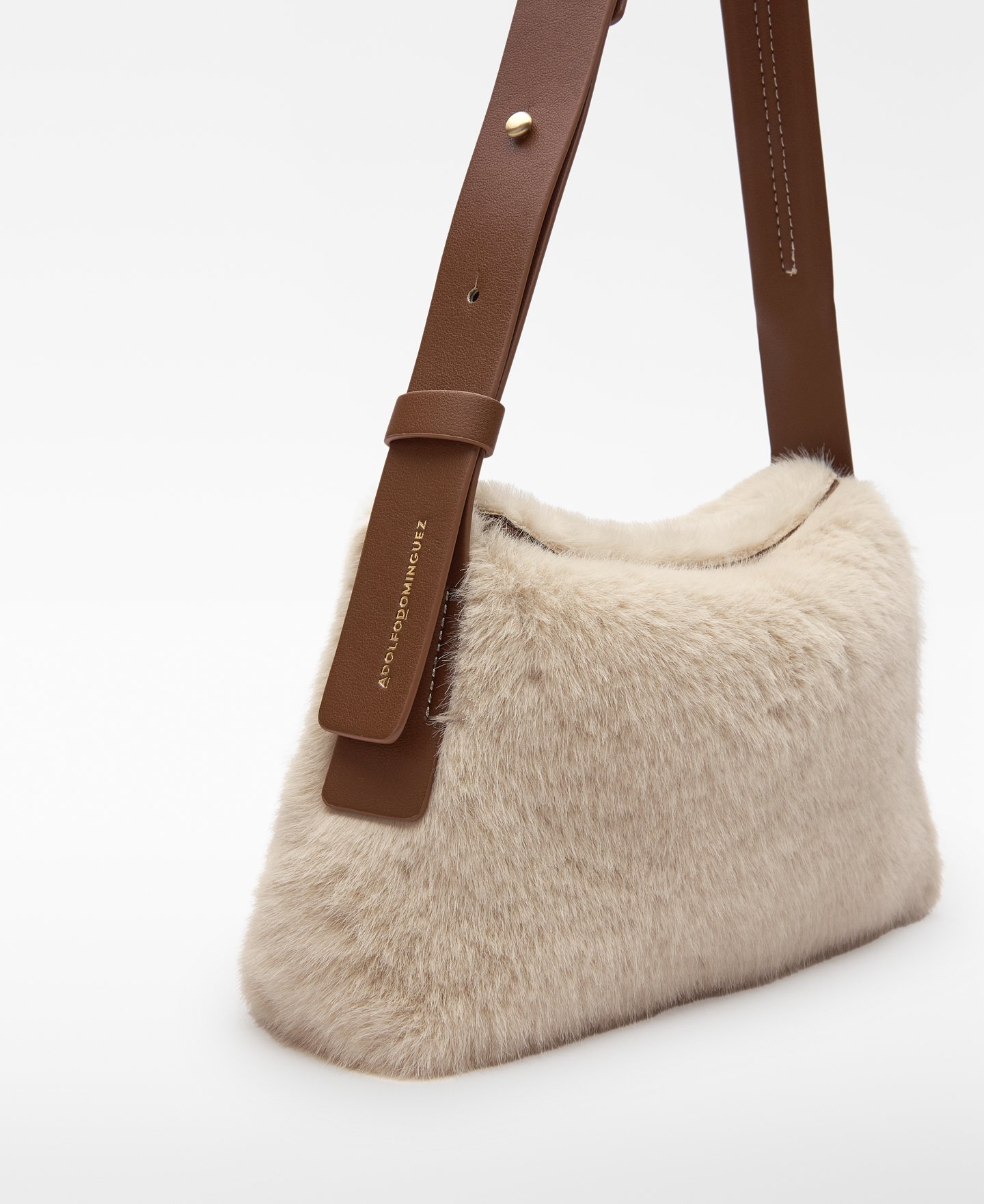 Faux fur Mica shoulder bag woman image number 3