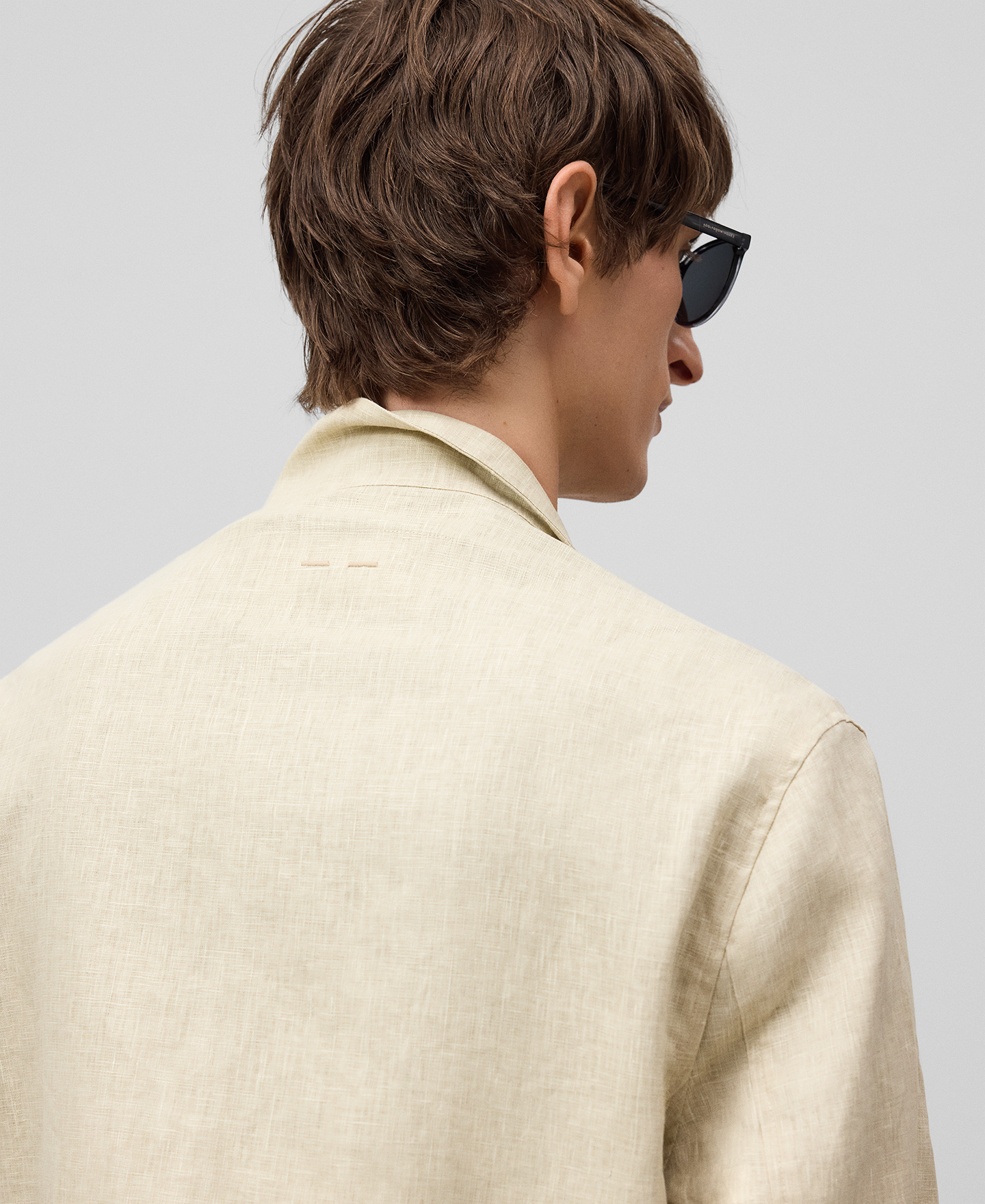 Veste saharienne en lin européen homme image number 5