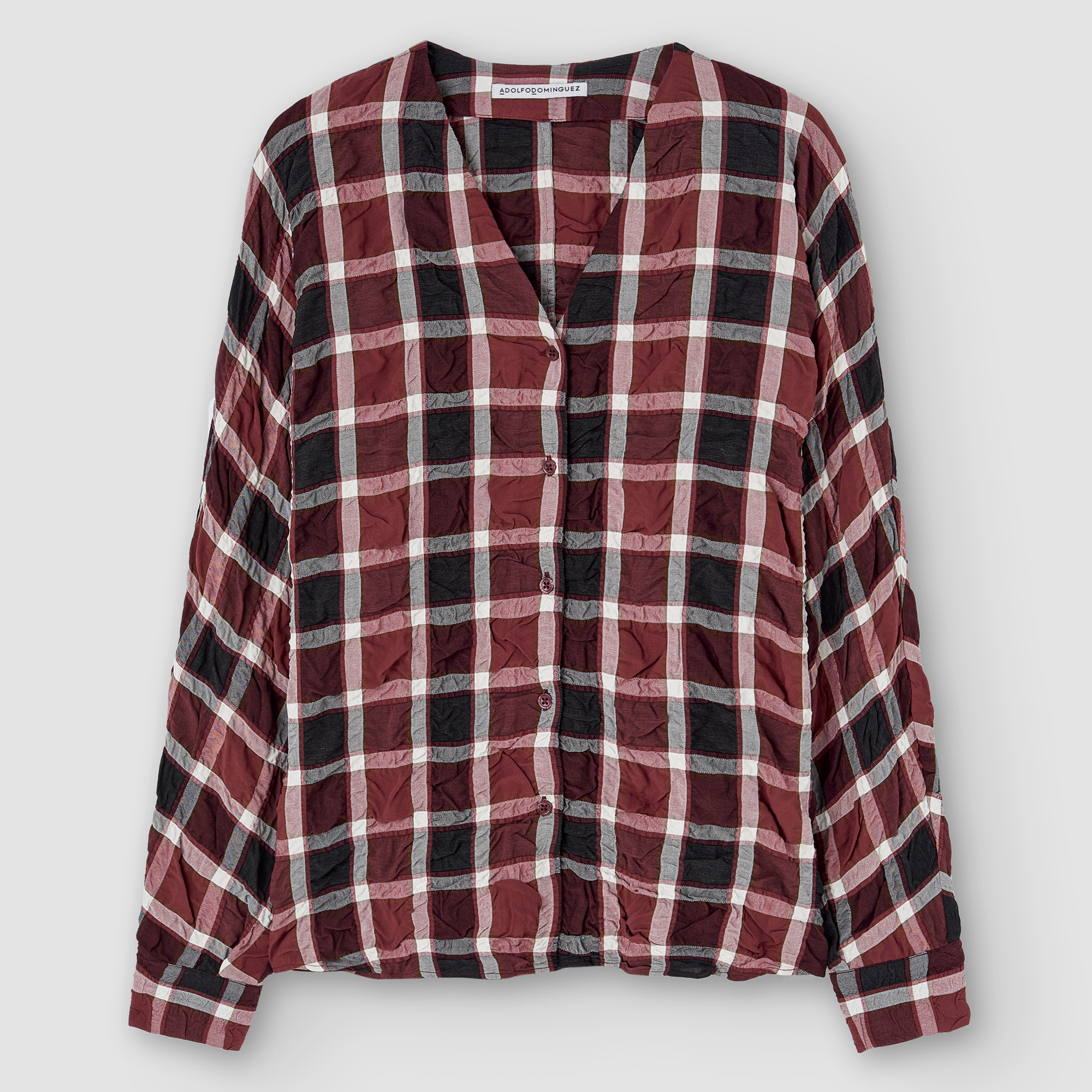 Long sleeve viscose T-shirt image number 1