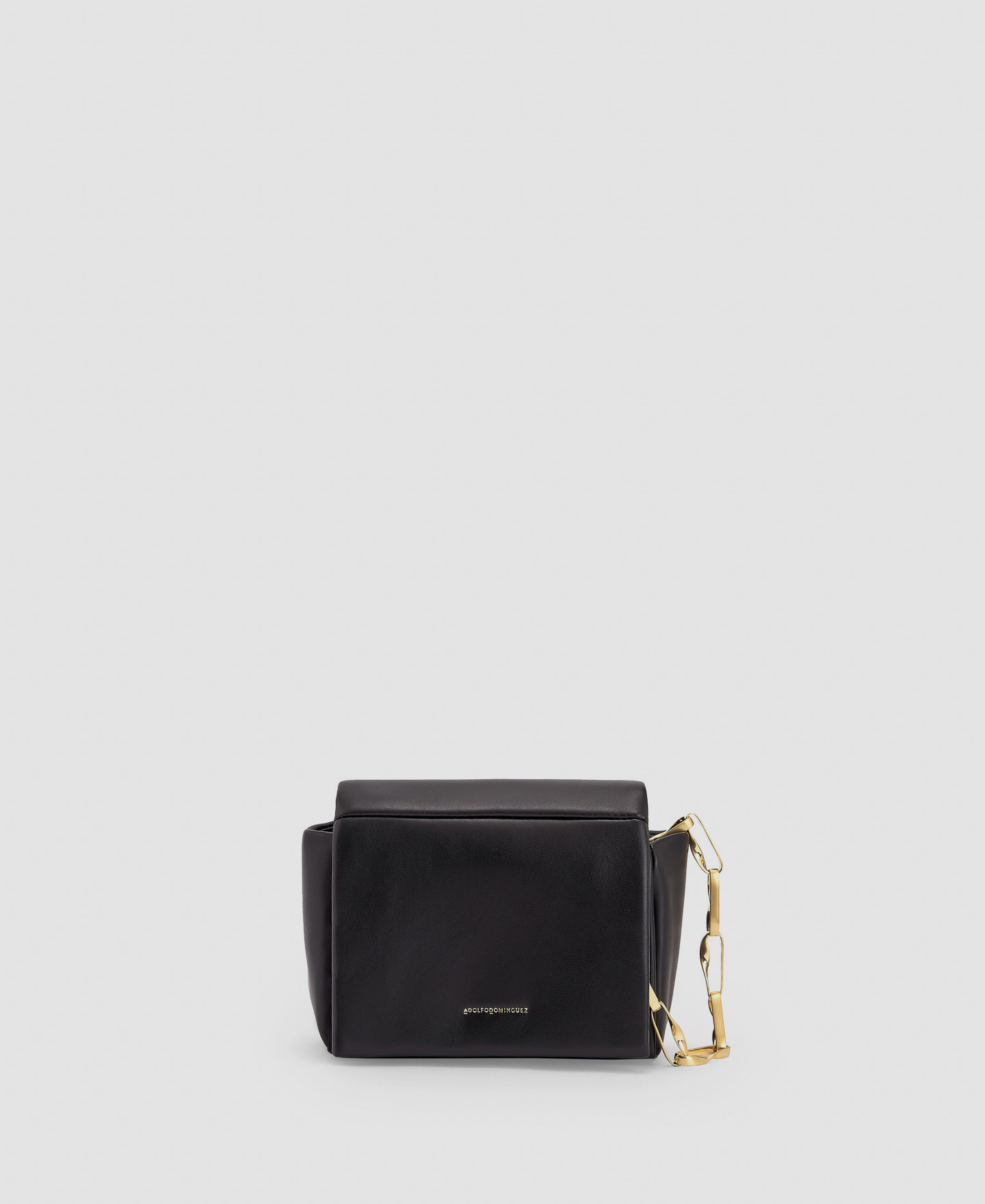 Leather clutch with chain image number 0
