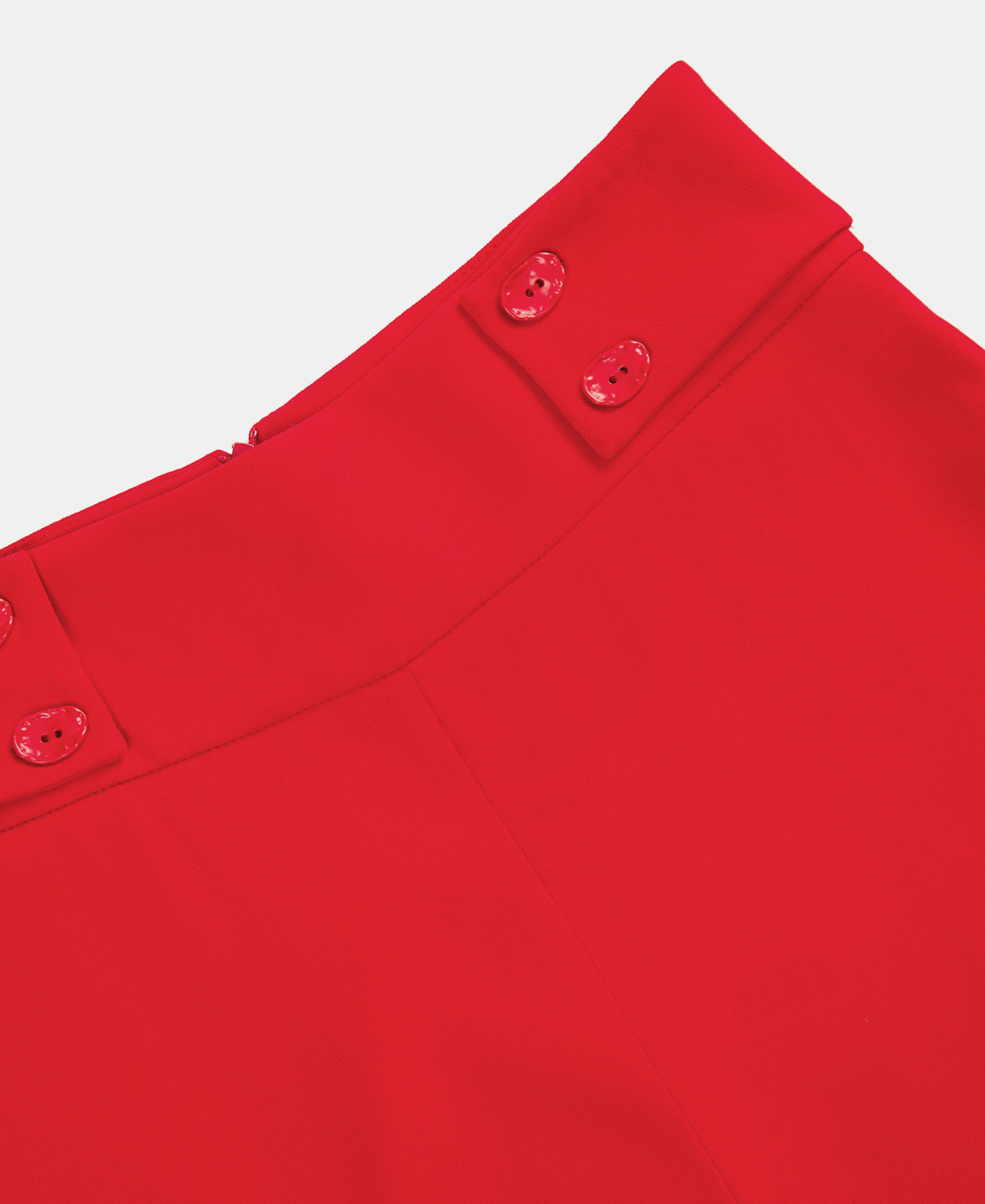 Wide trousers with button detail image number 6