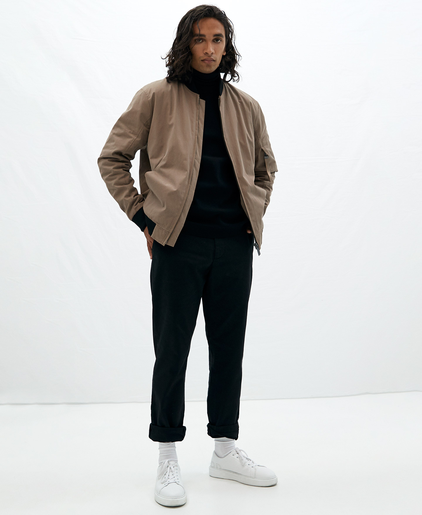 Cotton chino trousers image number 1