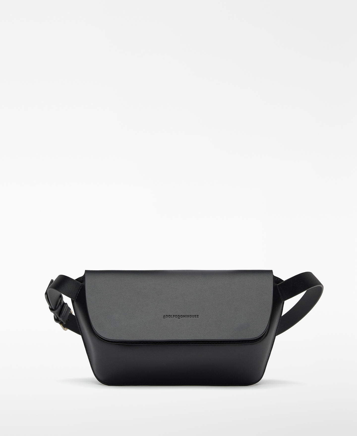 Flap leather bag woman image number 0