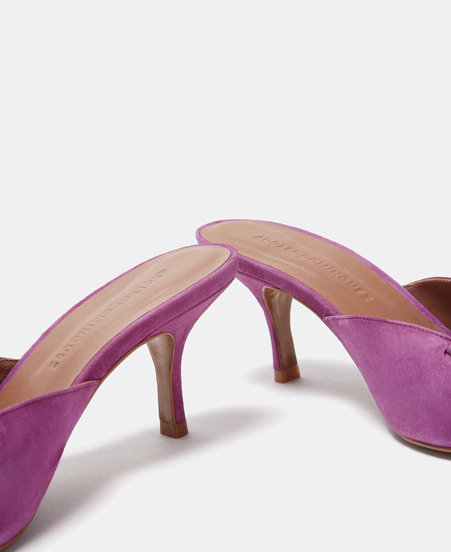 Caprine leather heeled sandals image number 2