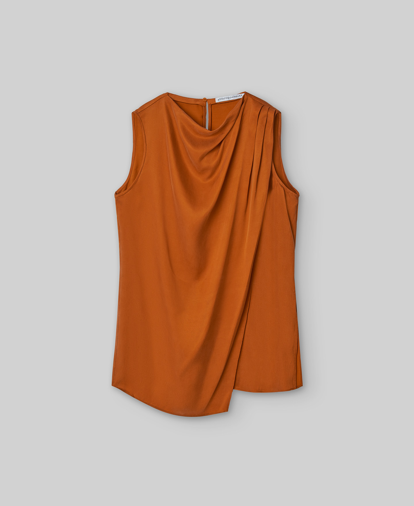 Double front orange top woman image number 4