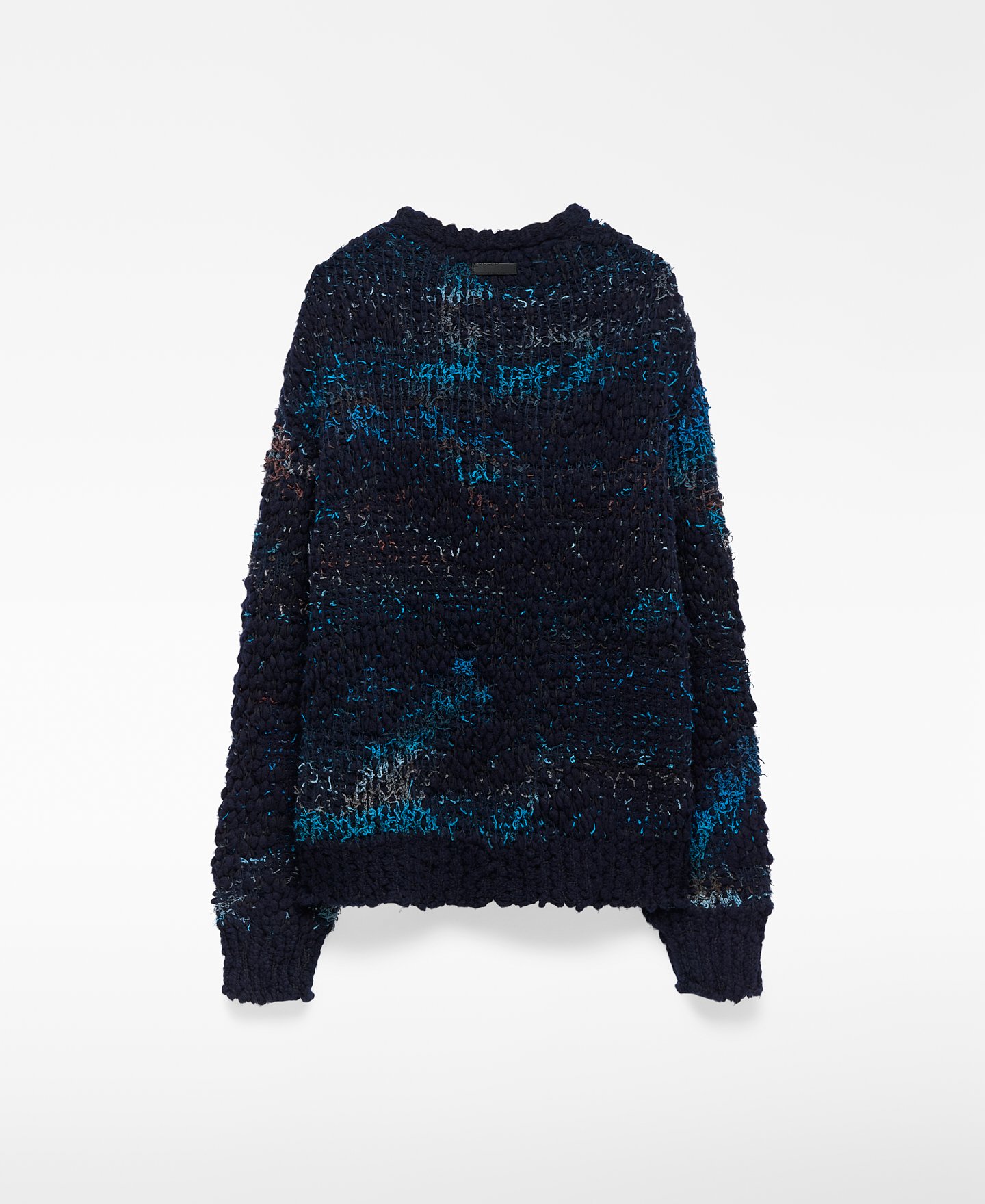 Jersey punto jacquard textura hombre image number 3