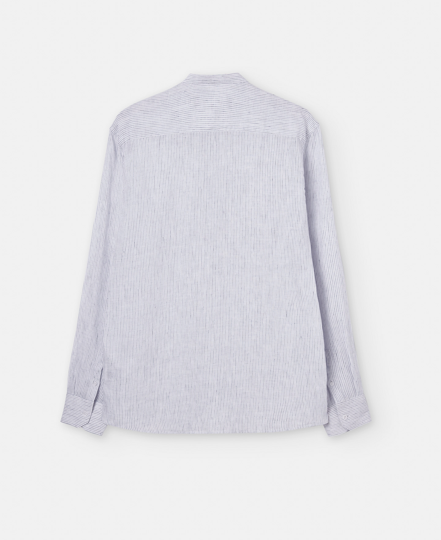 Camisa cuello Mao en lino image number 5