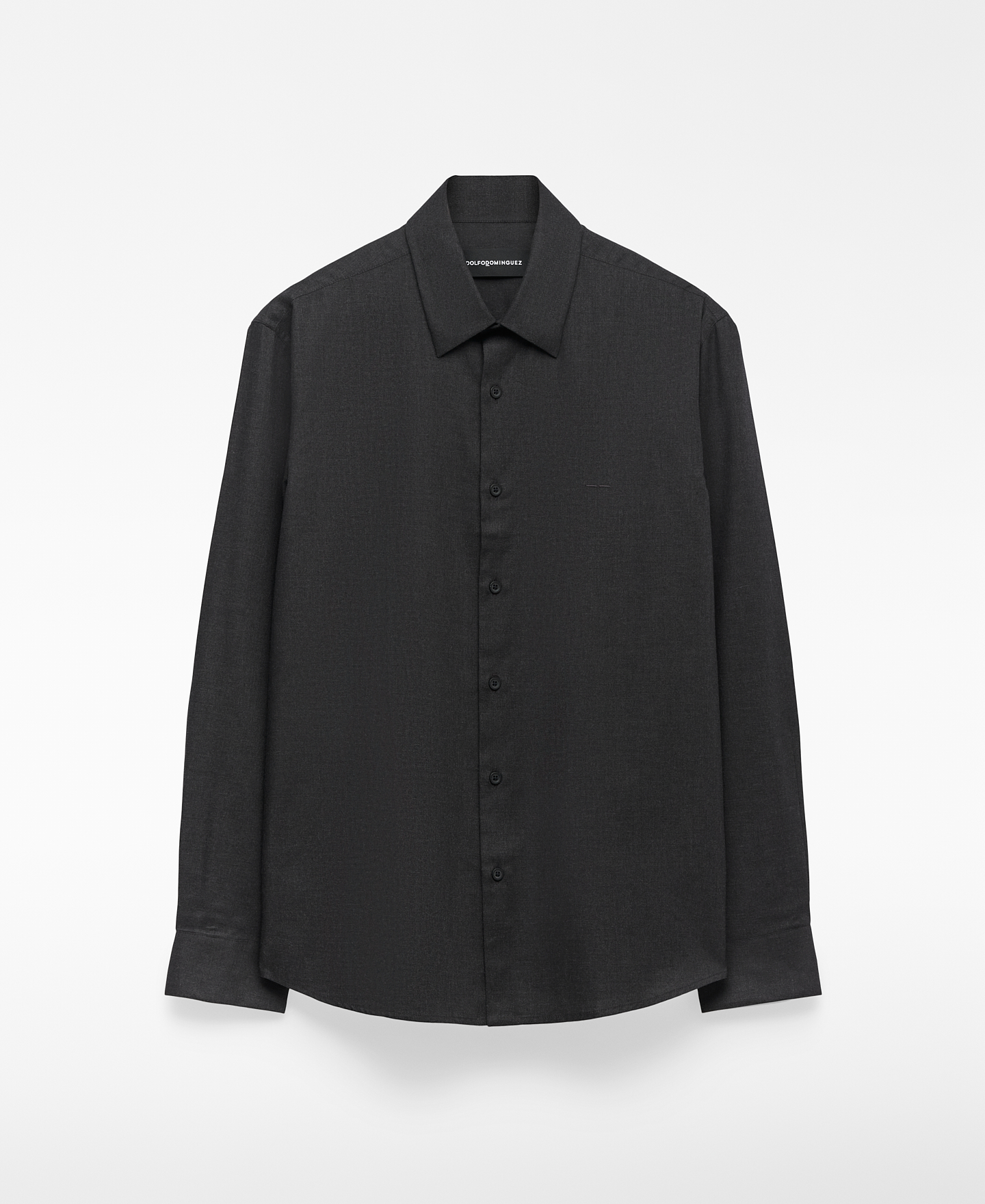Camisa regular fit cuello solapa hombre image number 4