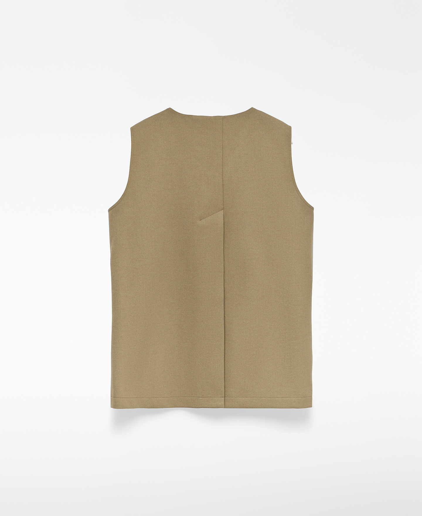 Tailored straight vest woman image number 5