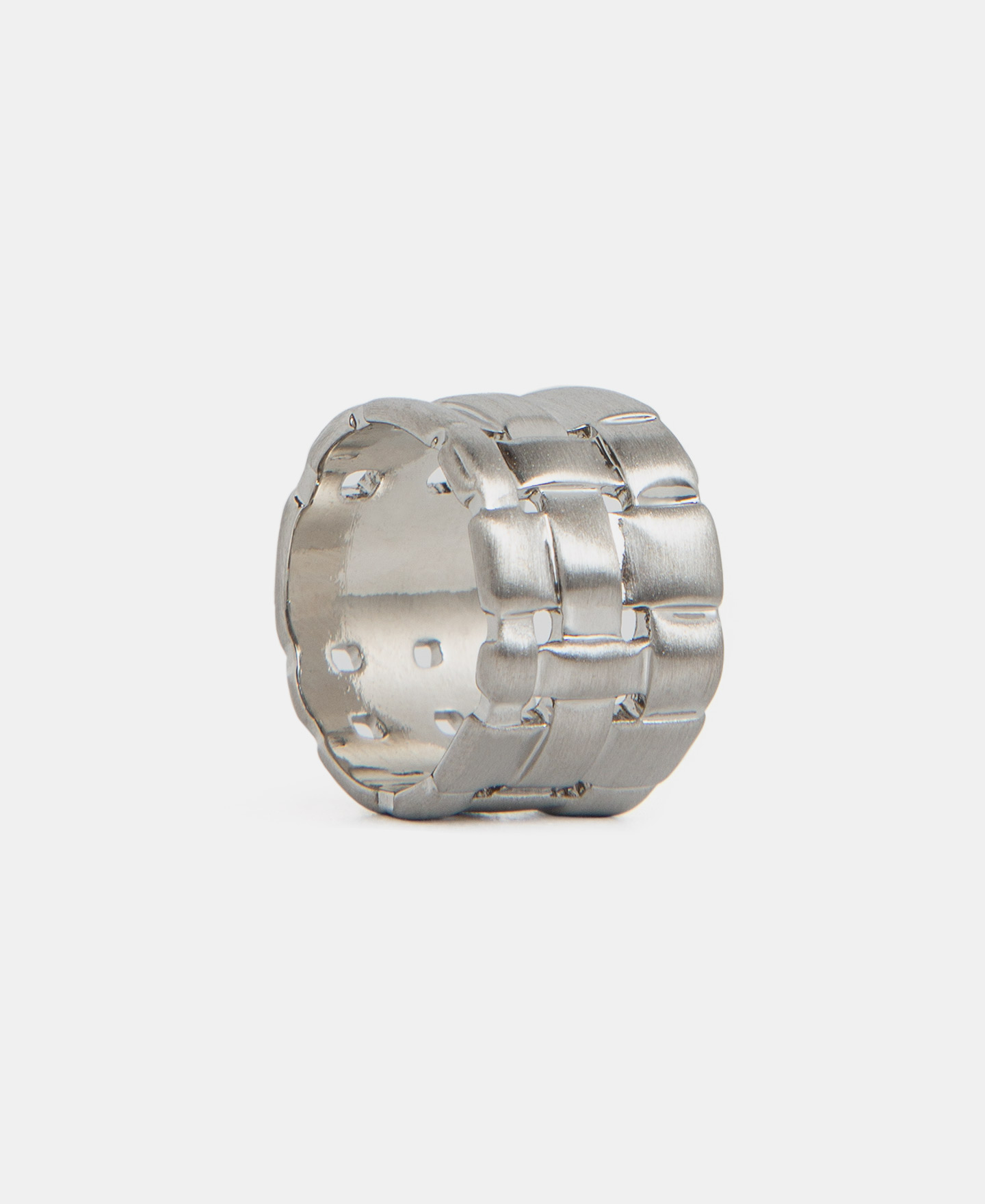 Irregular braided motif ring image number 1