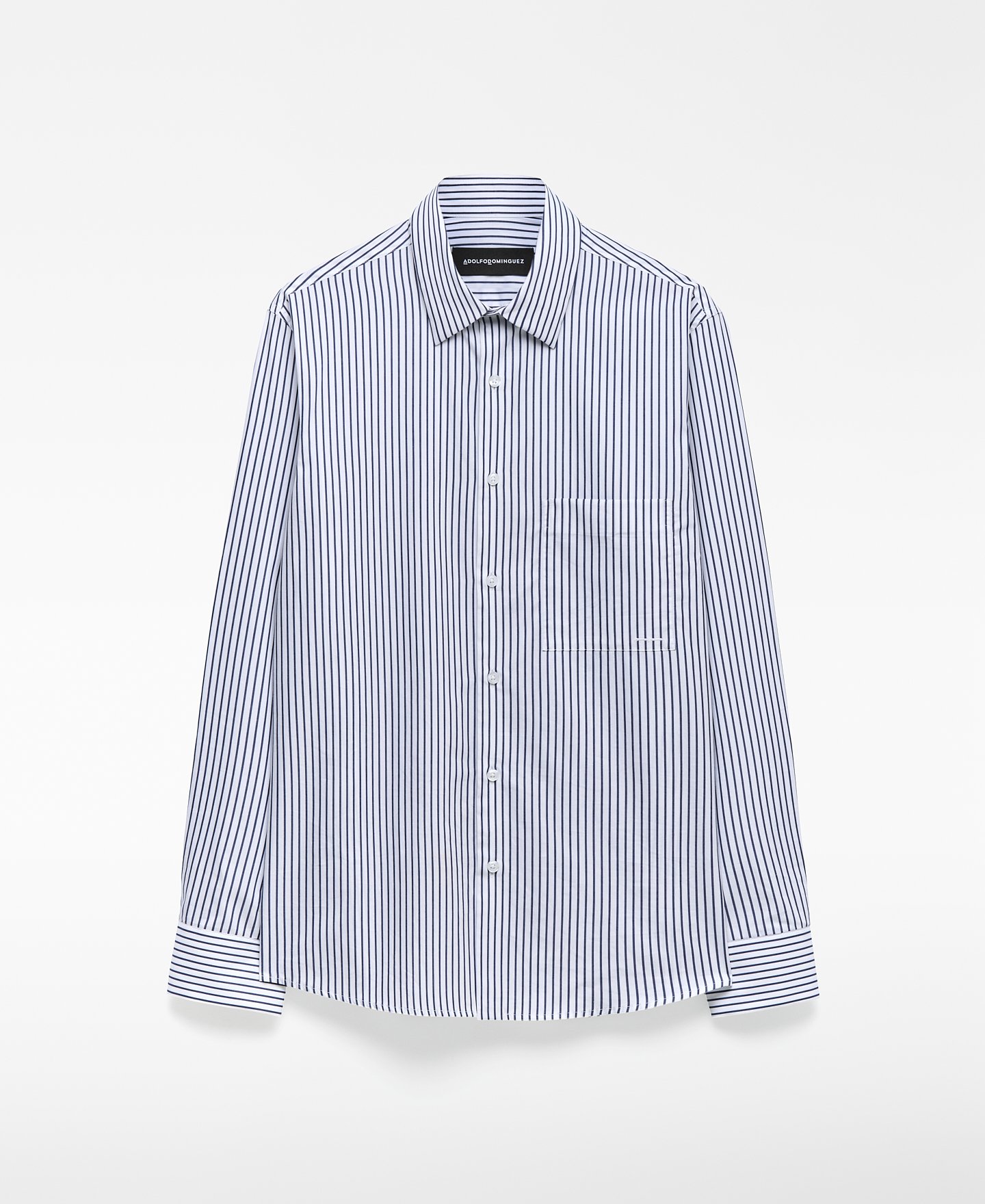 Camisa regular fit rayas hombre image number 0