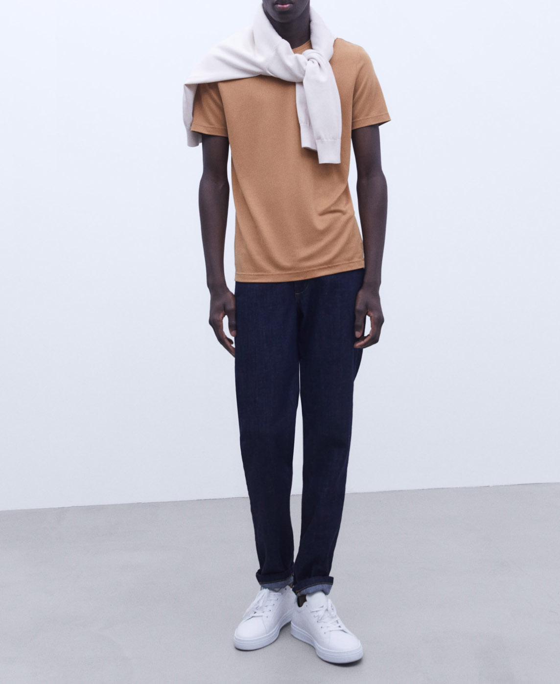 Modal crew neck T-shirt image number 1