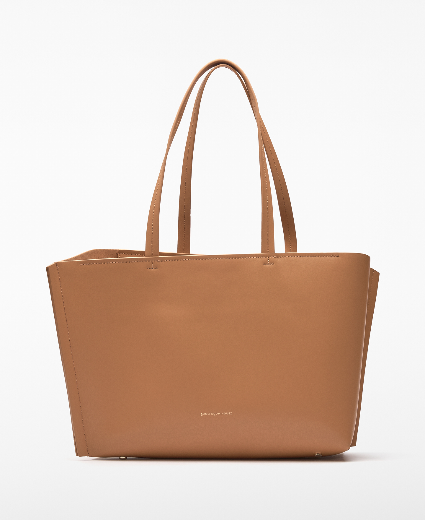 Leather asymmetrical shopper bag woman image number 0