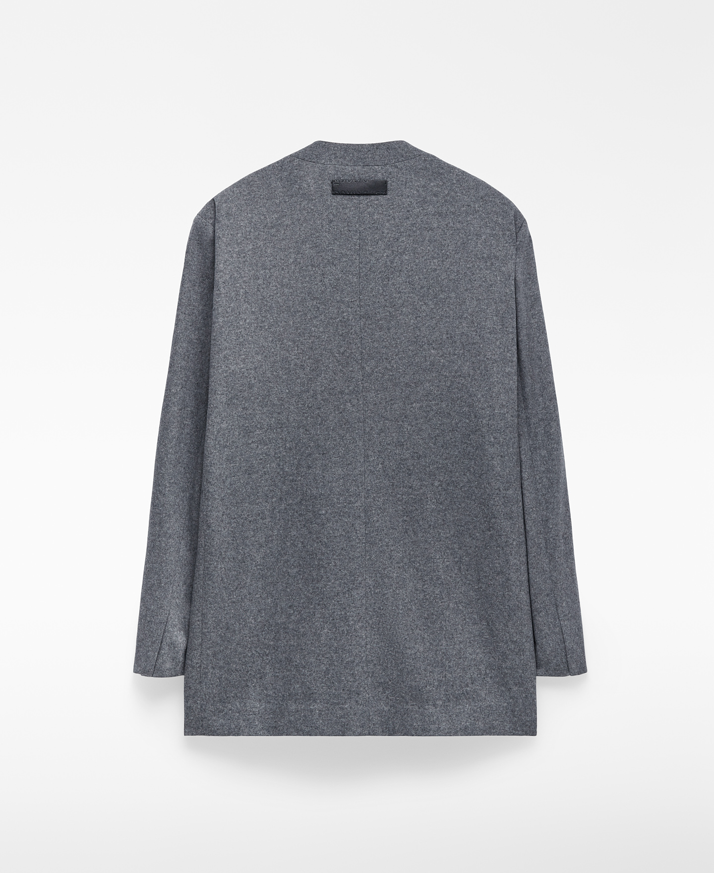 Relaxed fit blazer with no lapel man image number 6