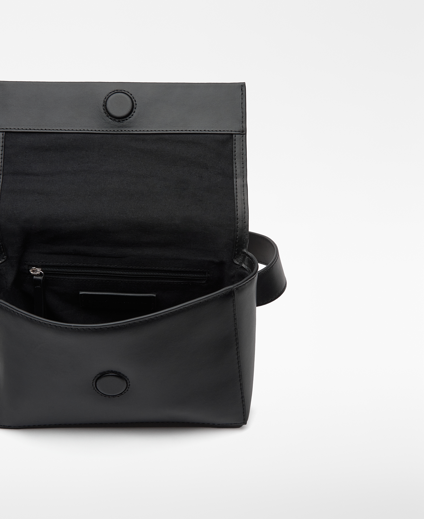 Bandolera caja piel hombre image number 2