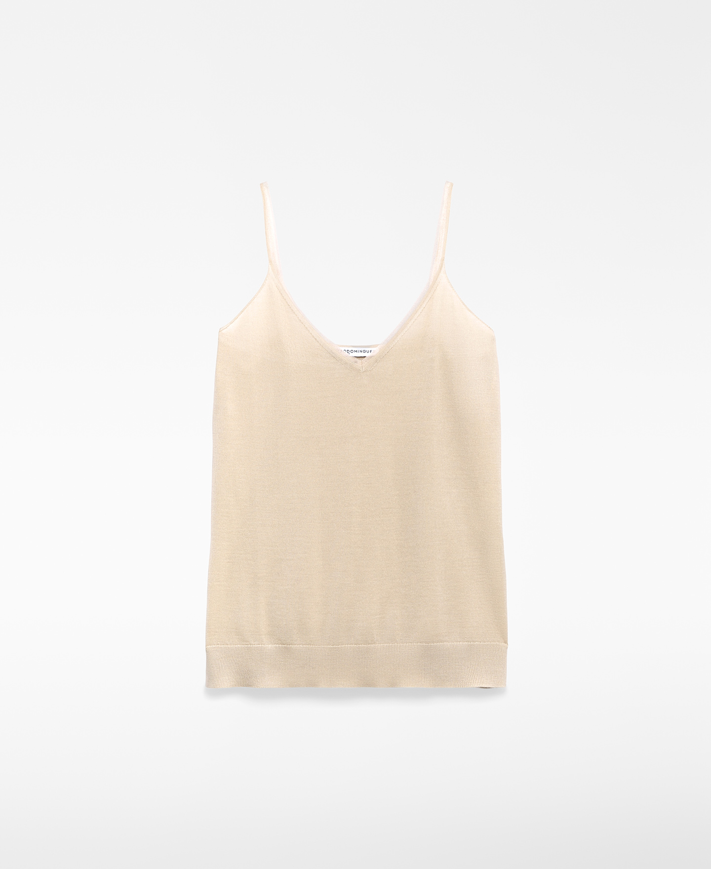 Top semi-transparent en maille pour femme image number 6