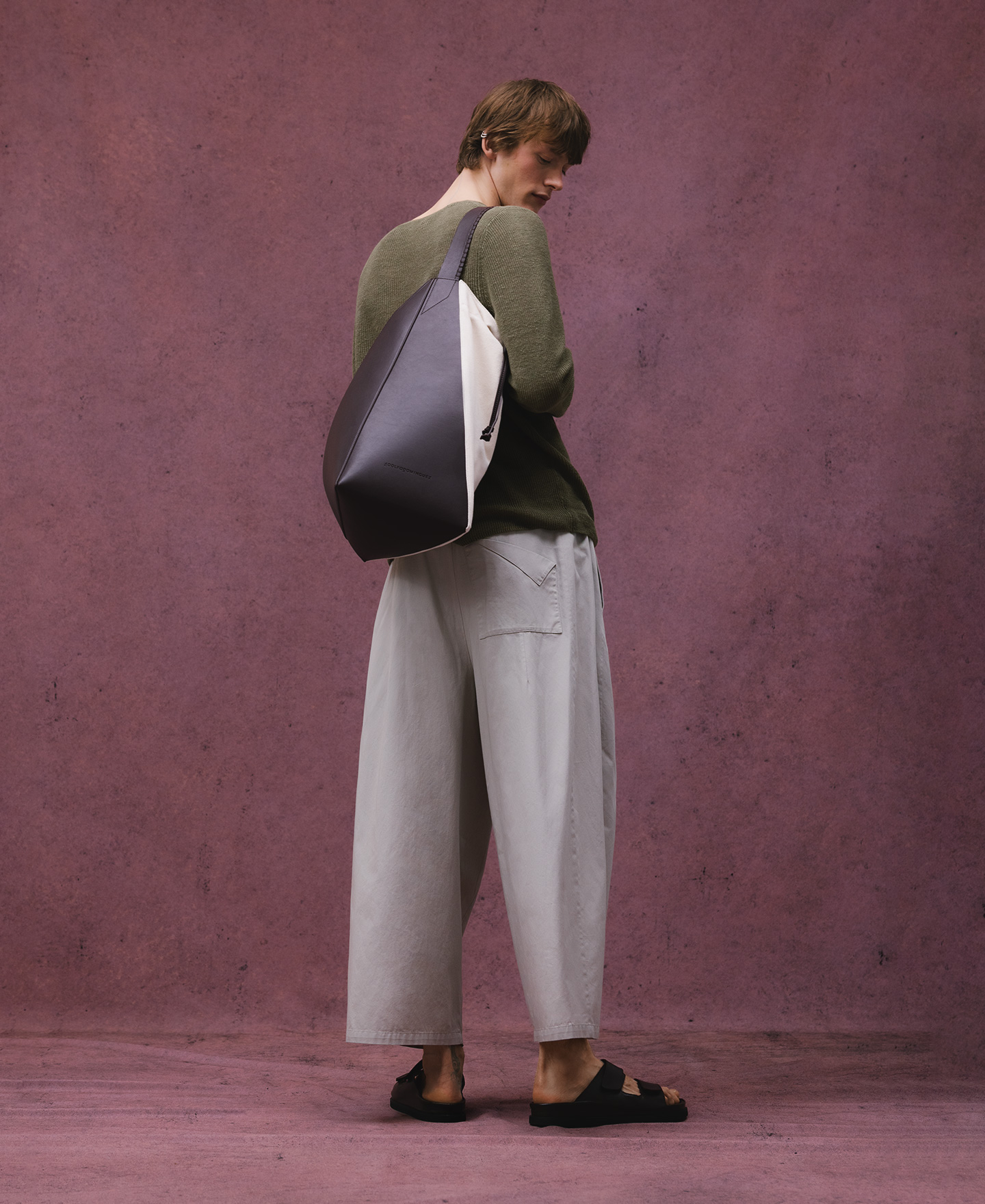 Bandolera crossbody algodón hombre image number 4